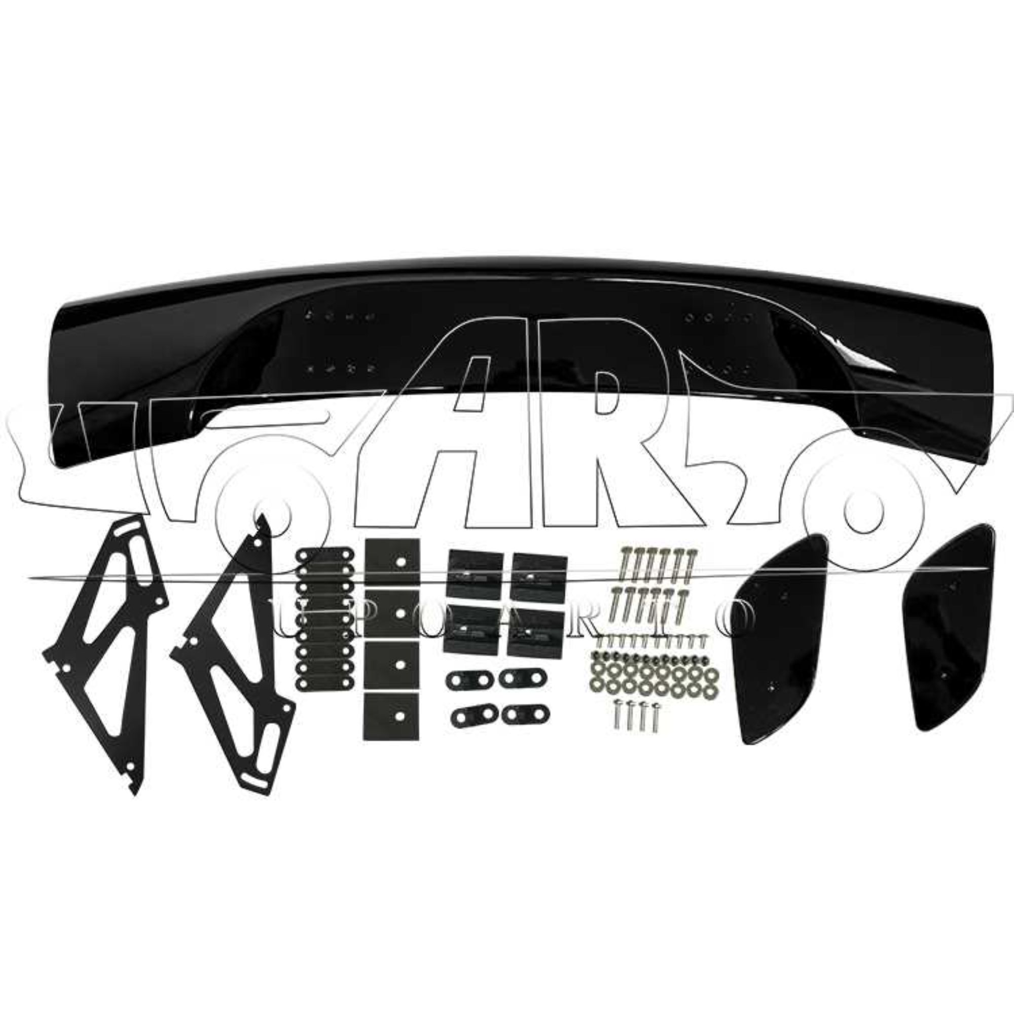 AR-Universal-004 Sedan Mobil 4 Gen Universal Spoiler Belakang dengan Bracket Alumunium