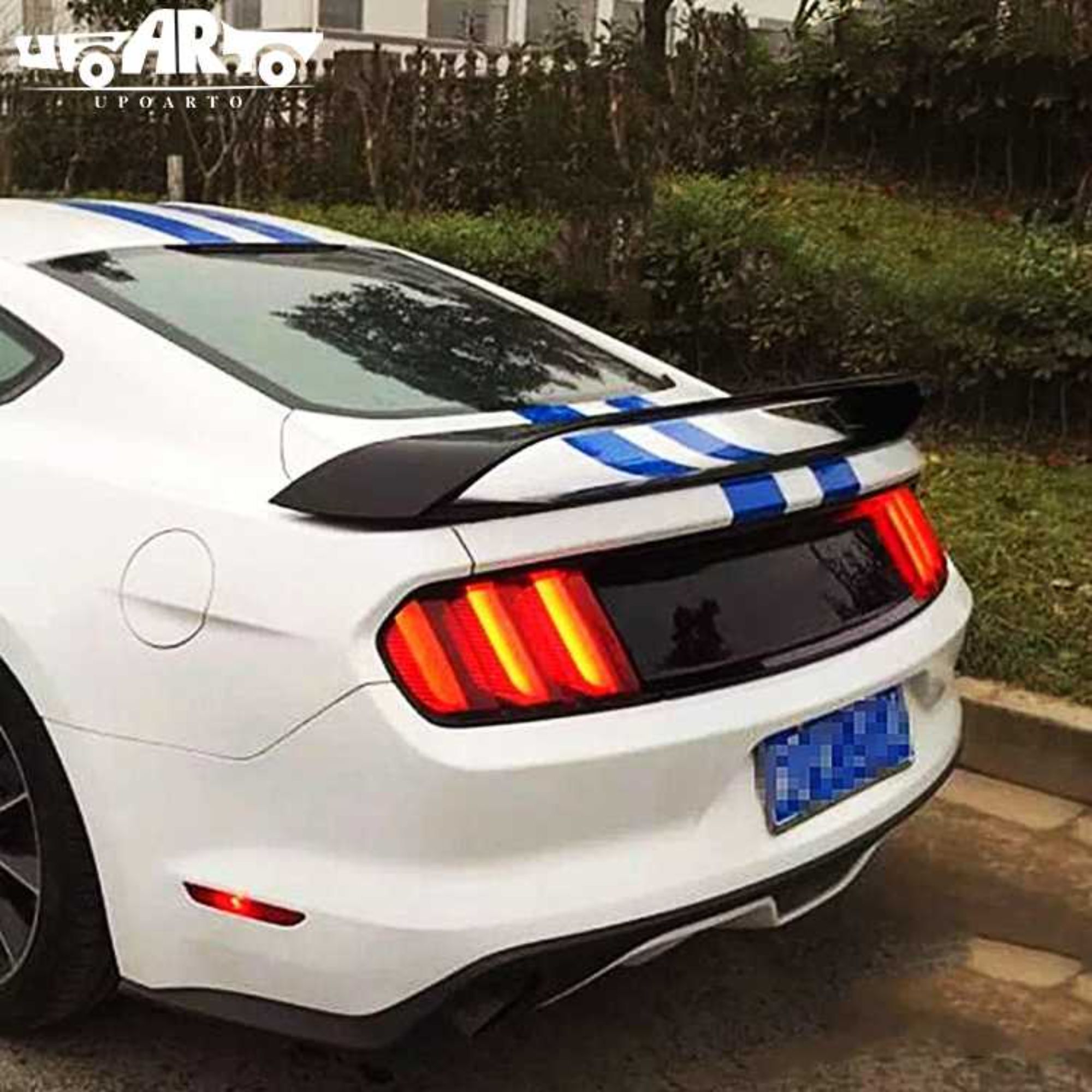 AR-Mustang-002 4 Parts GT350r Style Rear Spoiler for Ford Mustang 2015-2020