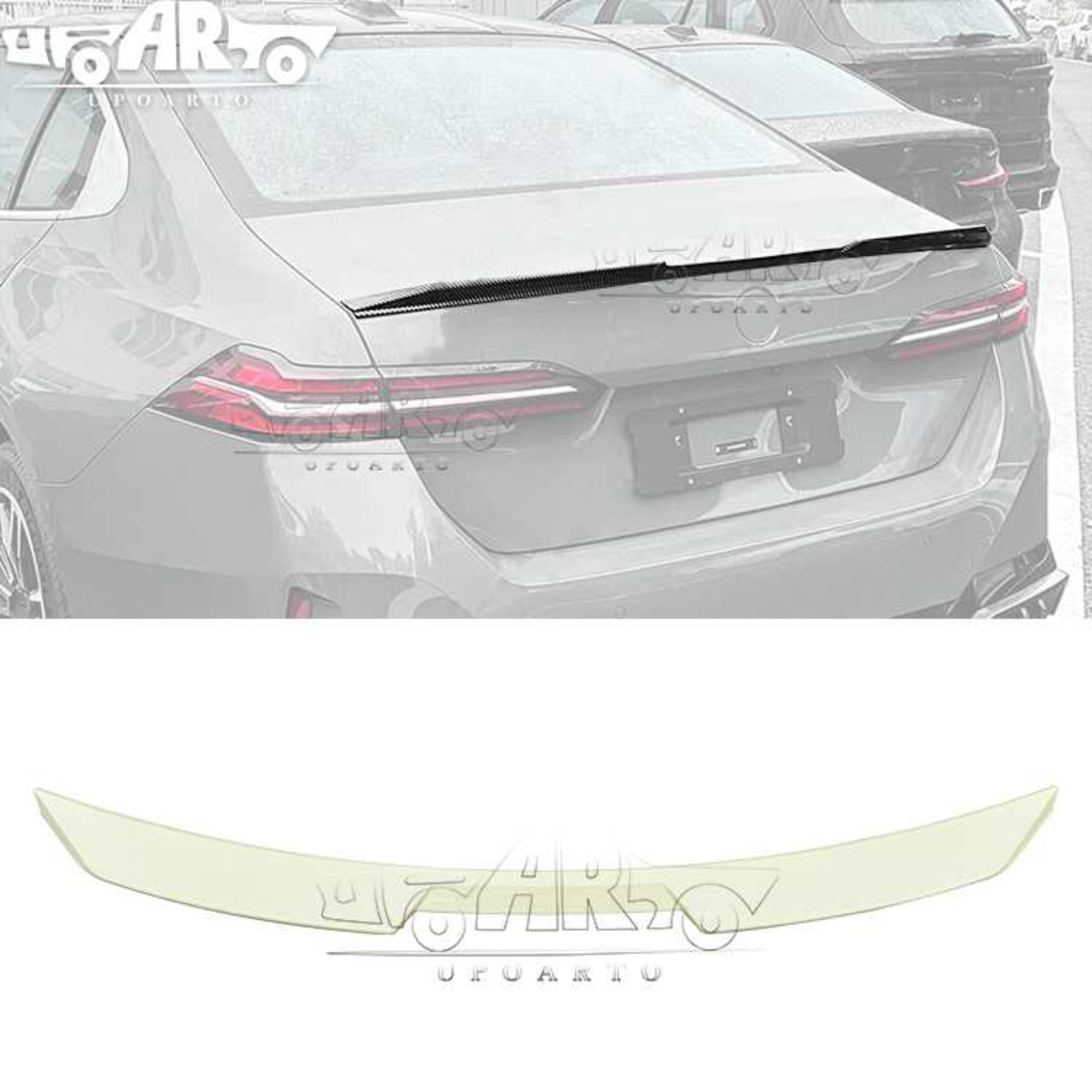 AR-BMW-0229 Spoiler Belakang Gaya MP untuk BMW 5 Series G60 G68 2024