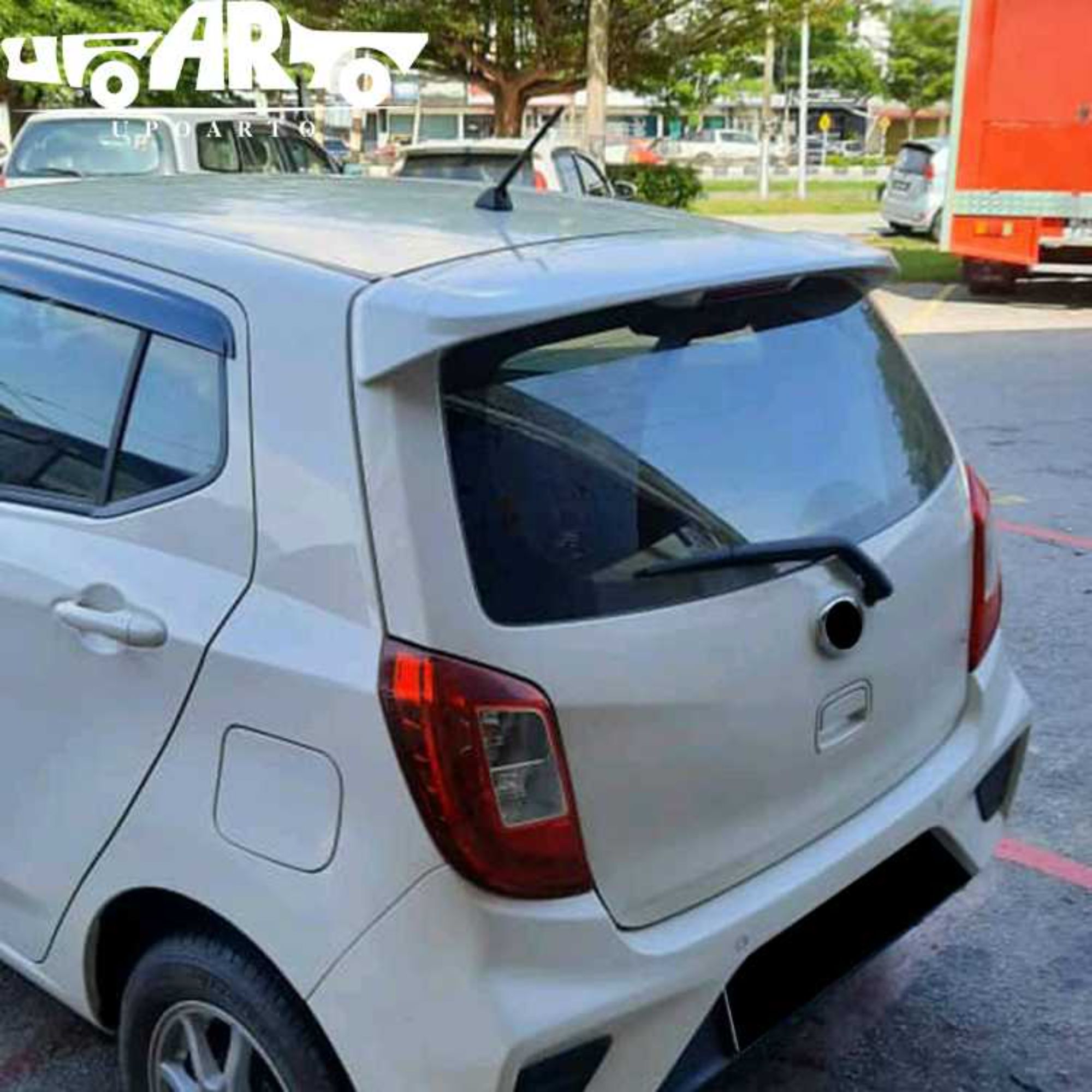 AR-Perodua-002 With Lamp Rear Spoiler for Perodua Axia 2014-2021