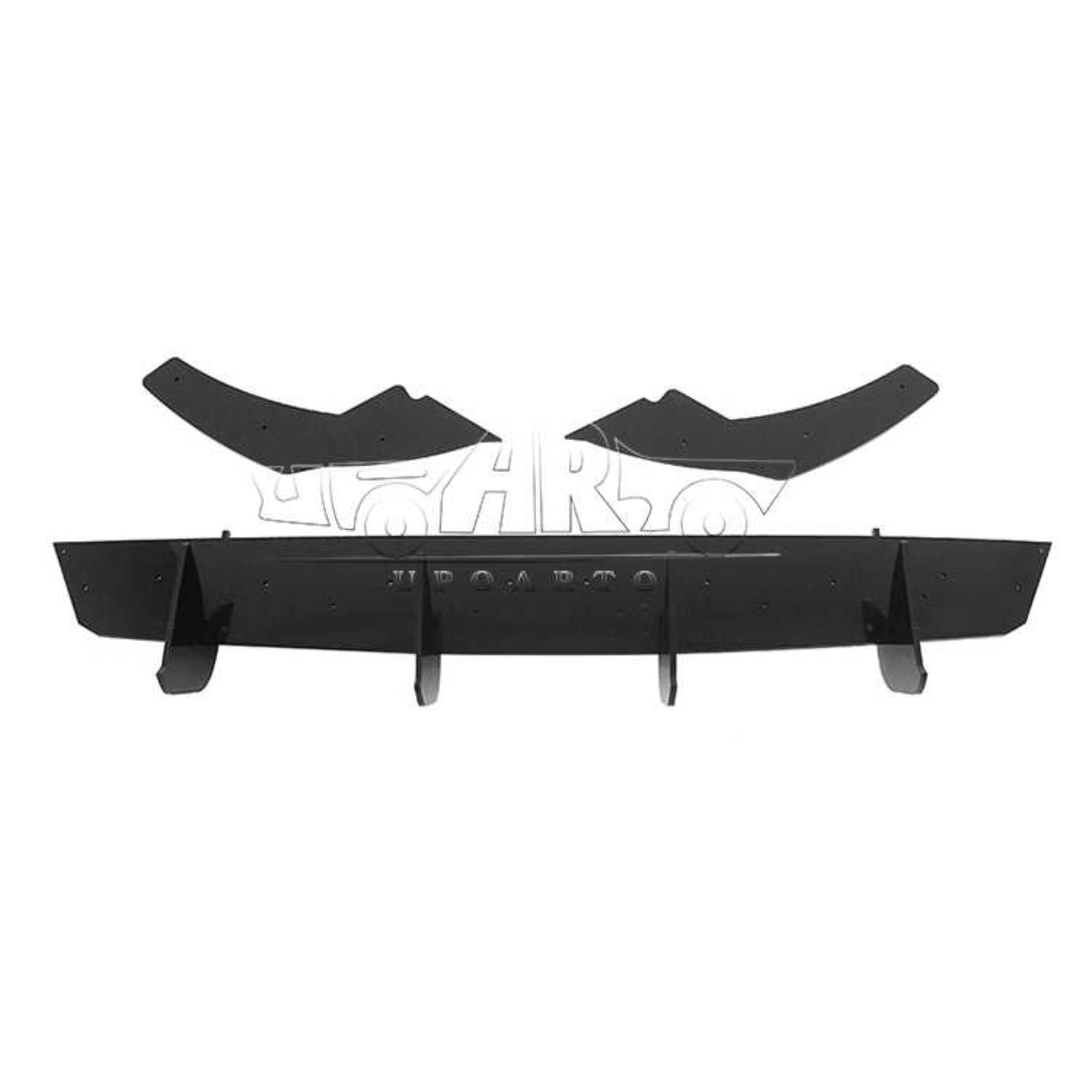 AR-VW-0131 Rear Blade Diffuser With Rear Side Splitters for Volkswagen Golf 8 R-line