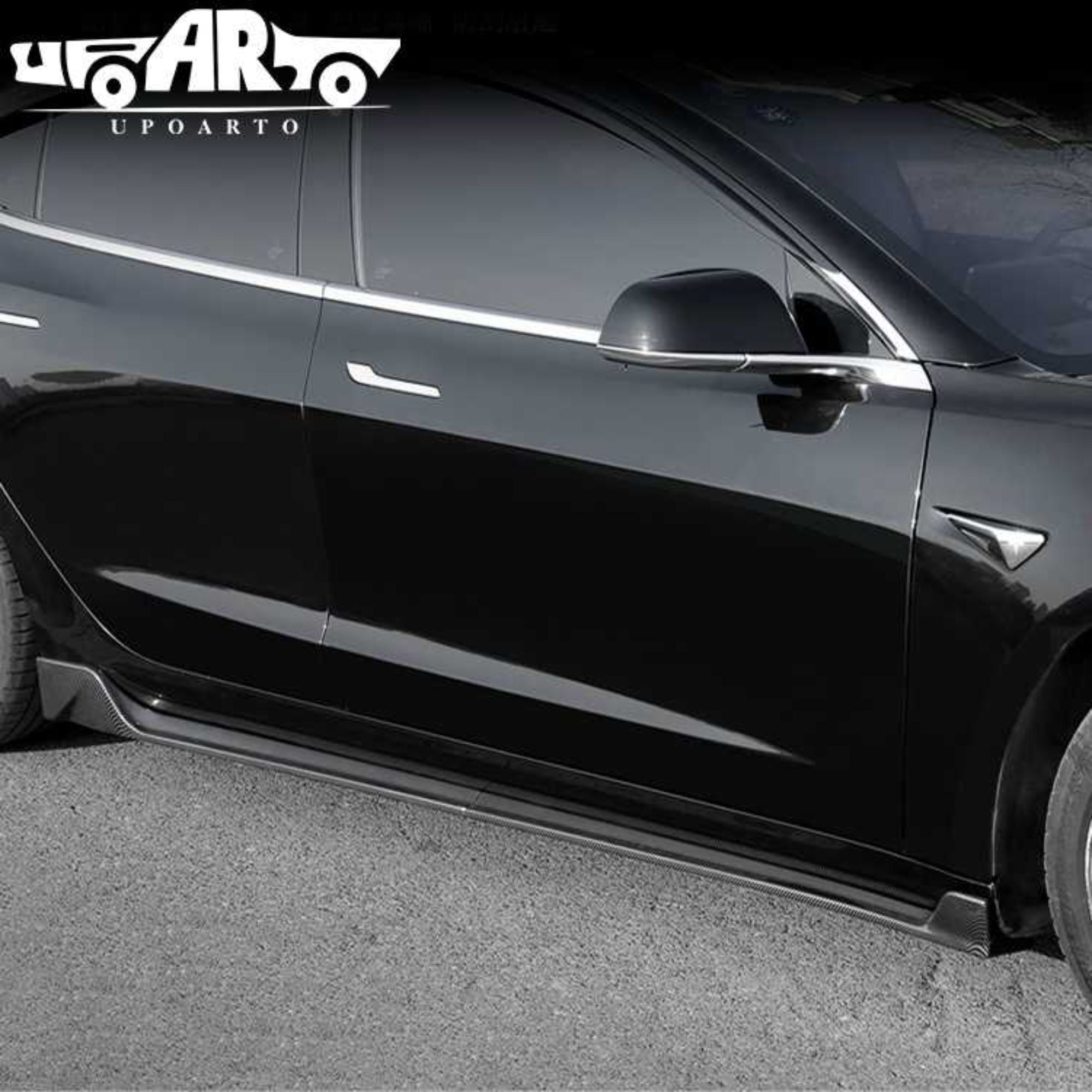 AR-Tesla-012 Στιλ AERO Side Skirts για Tesla Model 3 2017-2022