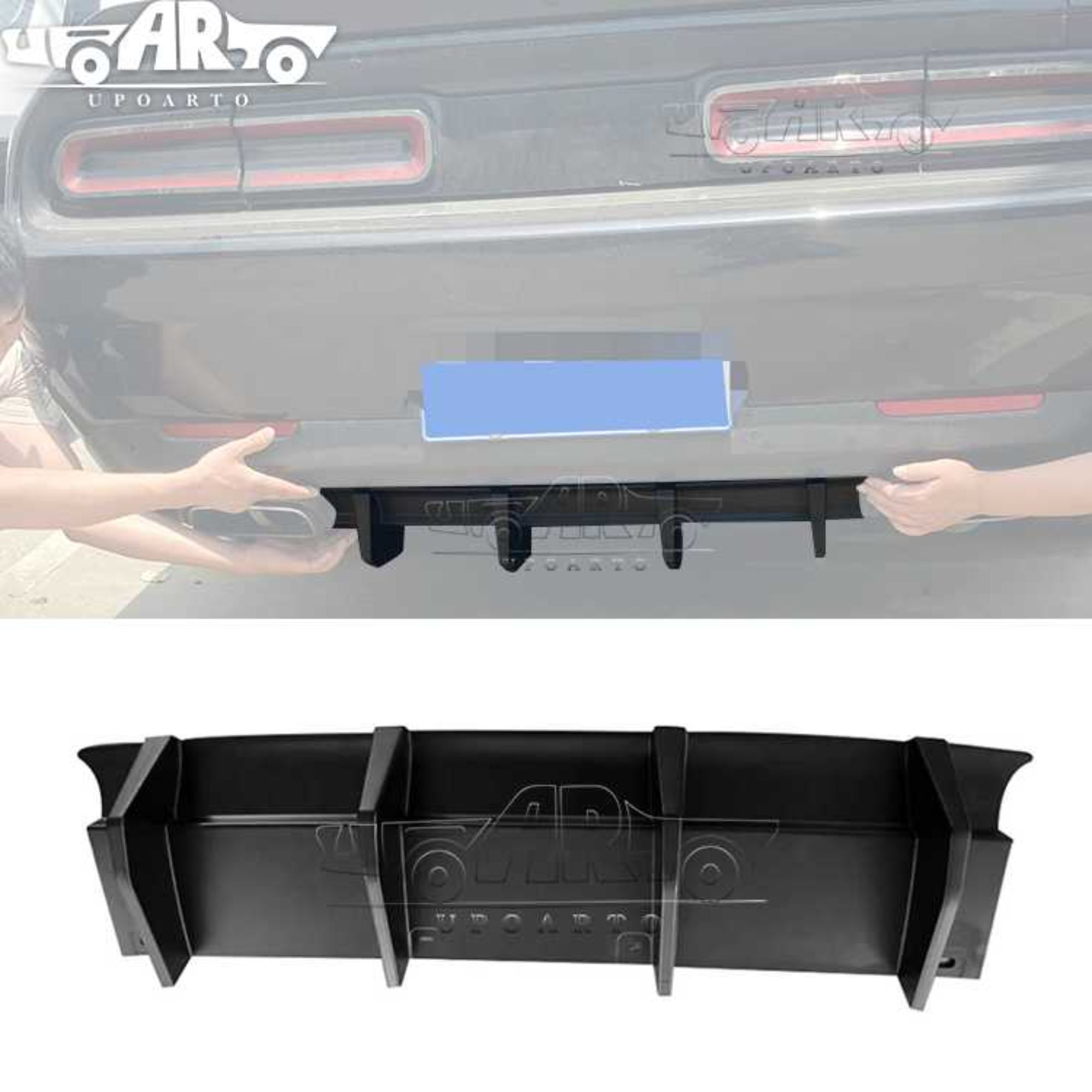 AR-Dodge-011 Rear Blade Diffuser for Dodge Challenger 2015-2022