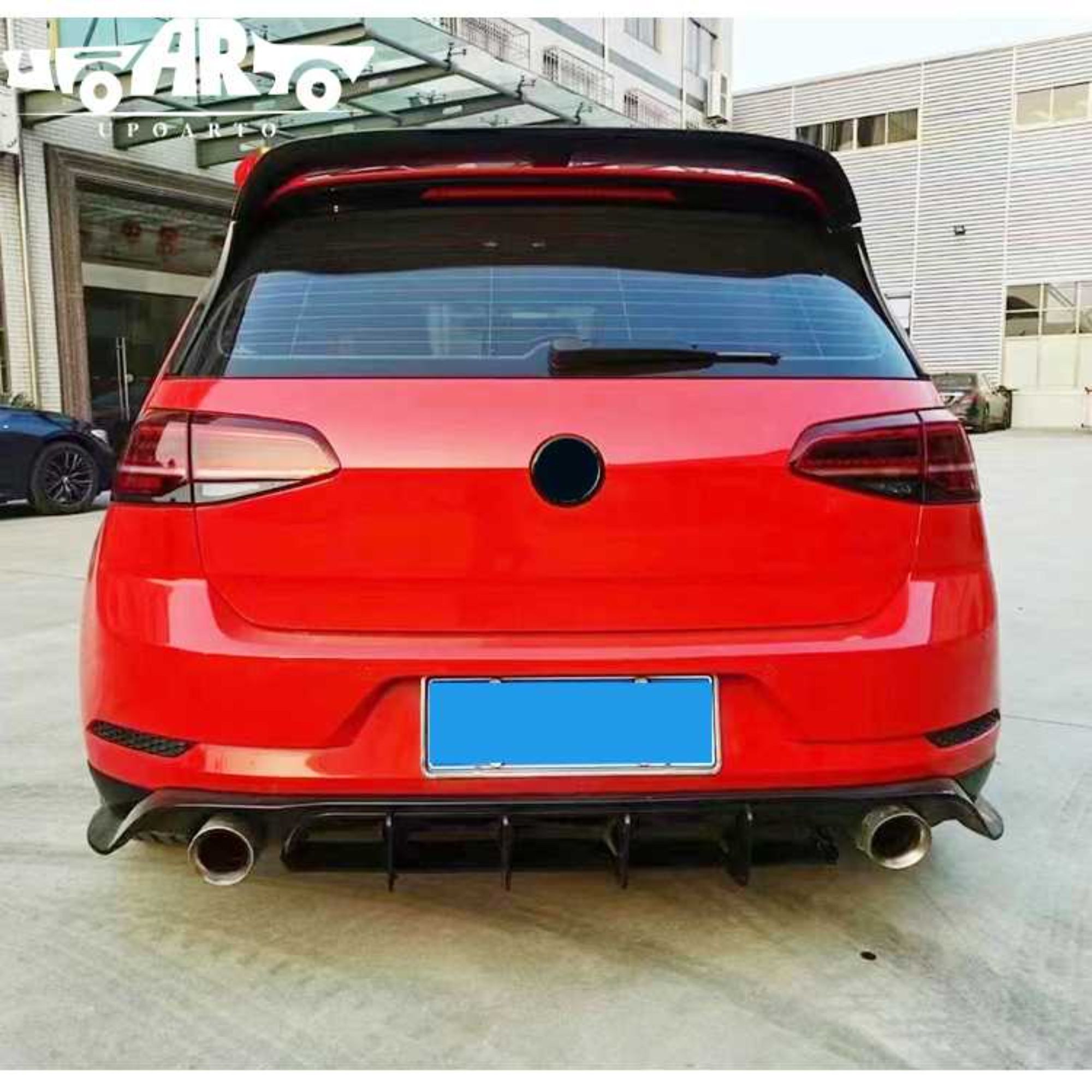 AR-VW-086 شفة خلفية بنمط TCR لسيارة فولكس واجن جولف 7.5