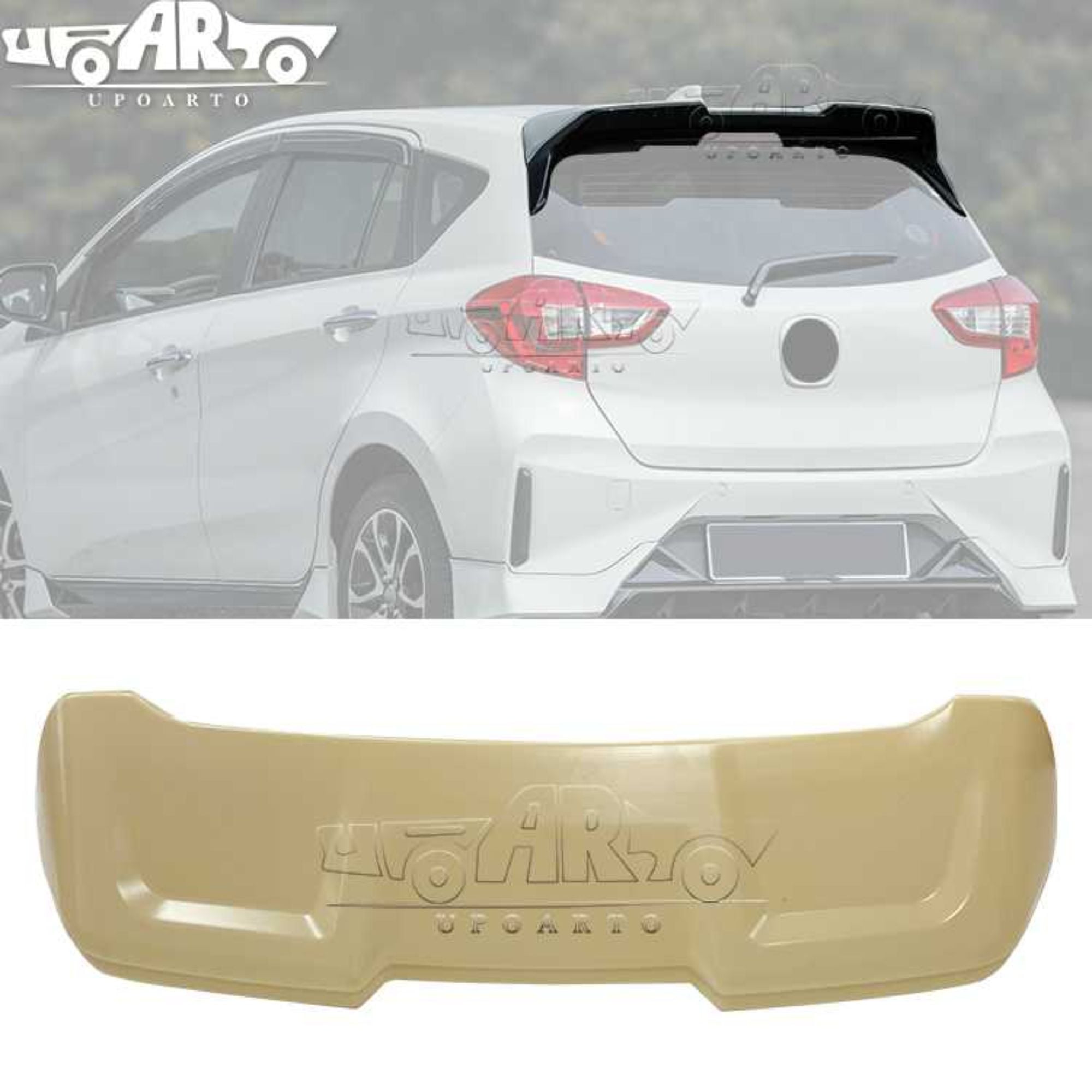 AR-Perodua-023 Gear Up Ace Rear Spoiler for Perodua Myvi GearUp 2022+