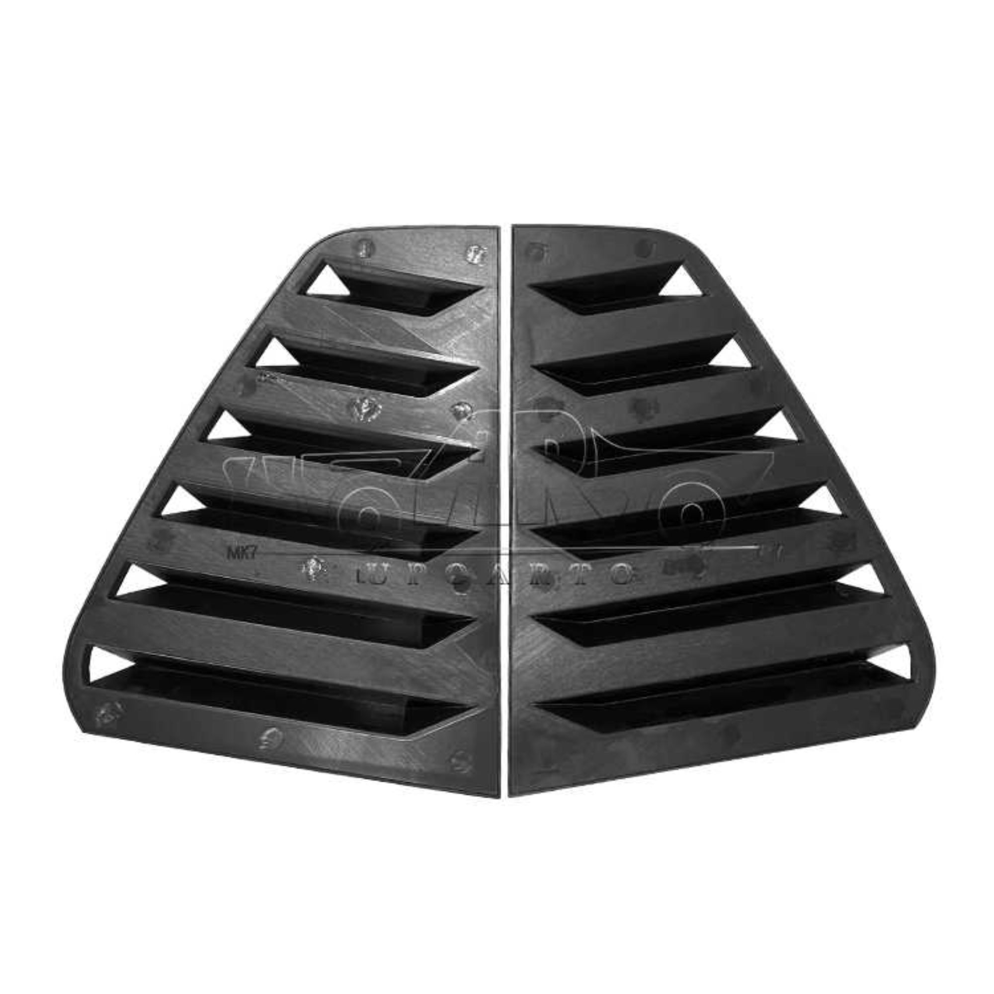 AR-VW-0117 Penutup Louver Jendela Belakang untuk Volkswagen Golf 7 7.5 GTI GTD R