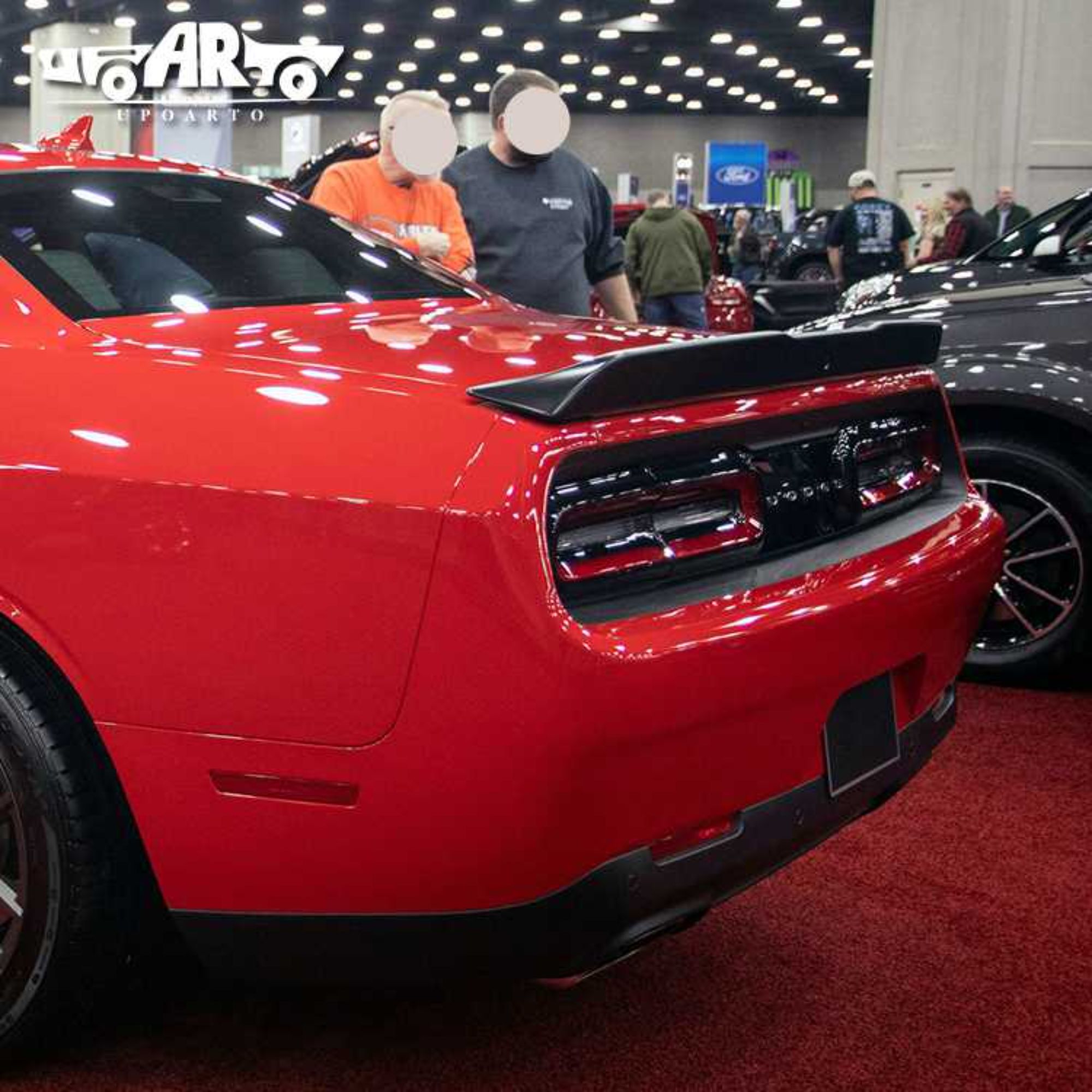 AR-Dodge-005 2011+ жылдардын Dodge Charger үчүн Конкав Стильдин Артка Спортер