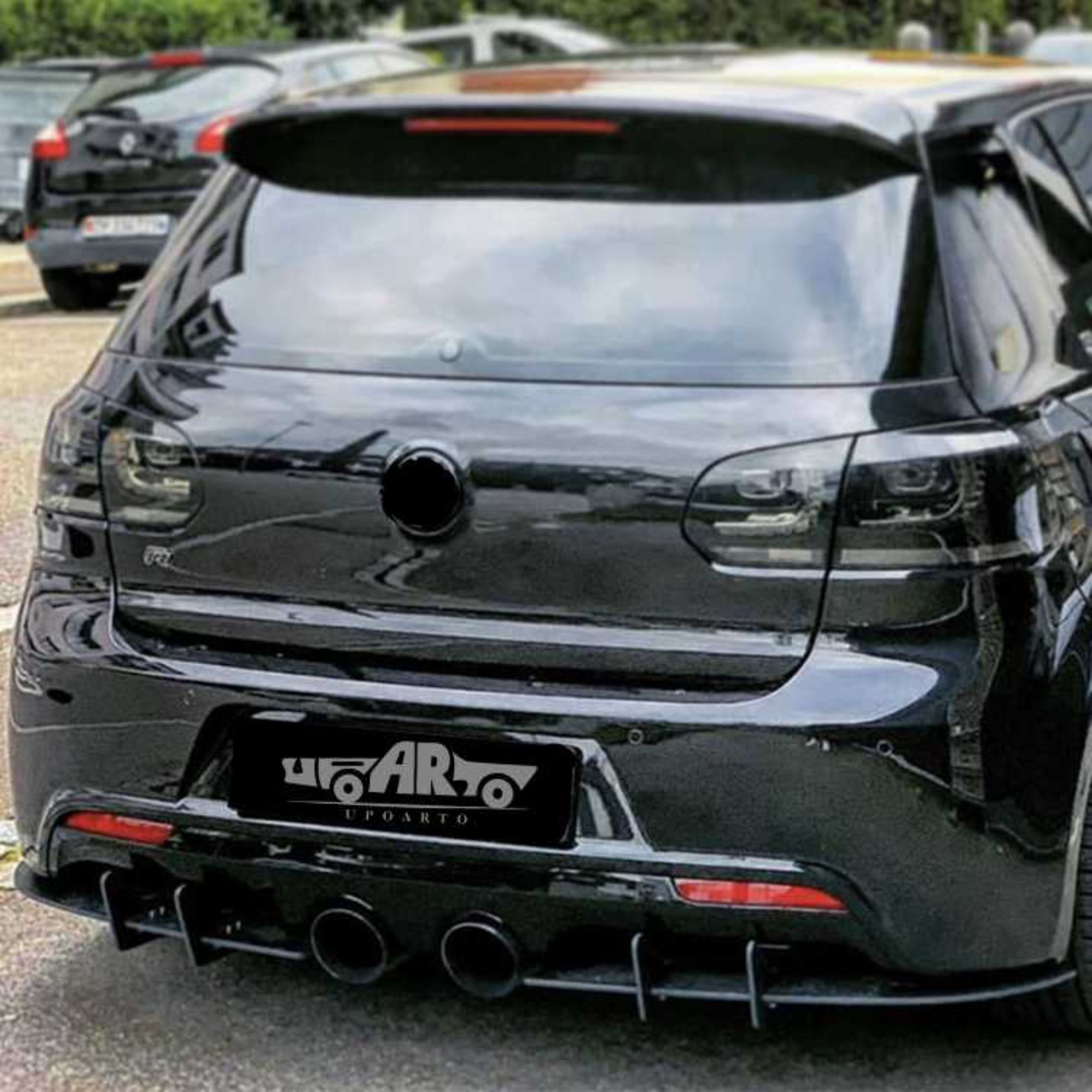 AR-VW-096 Rear Blade Diffuser for Volkswagen Golf 6 R20