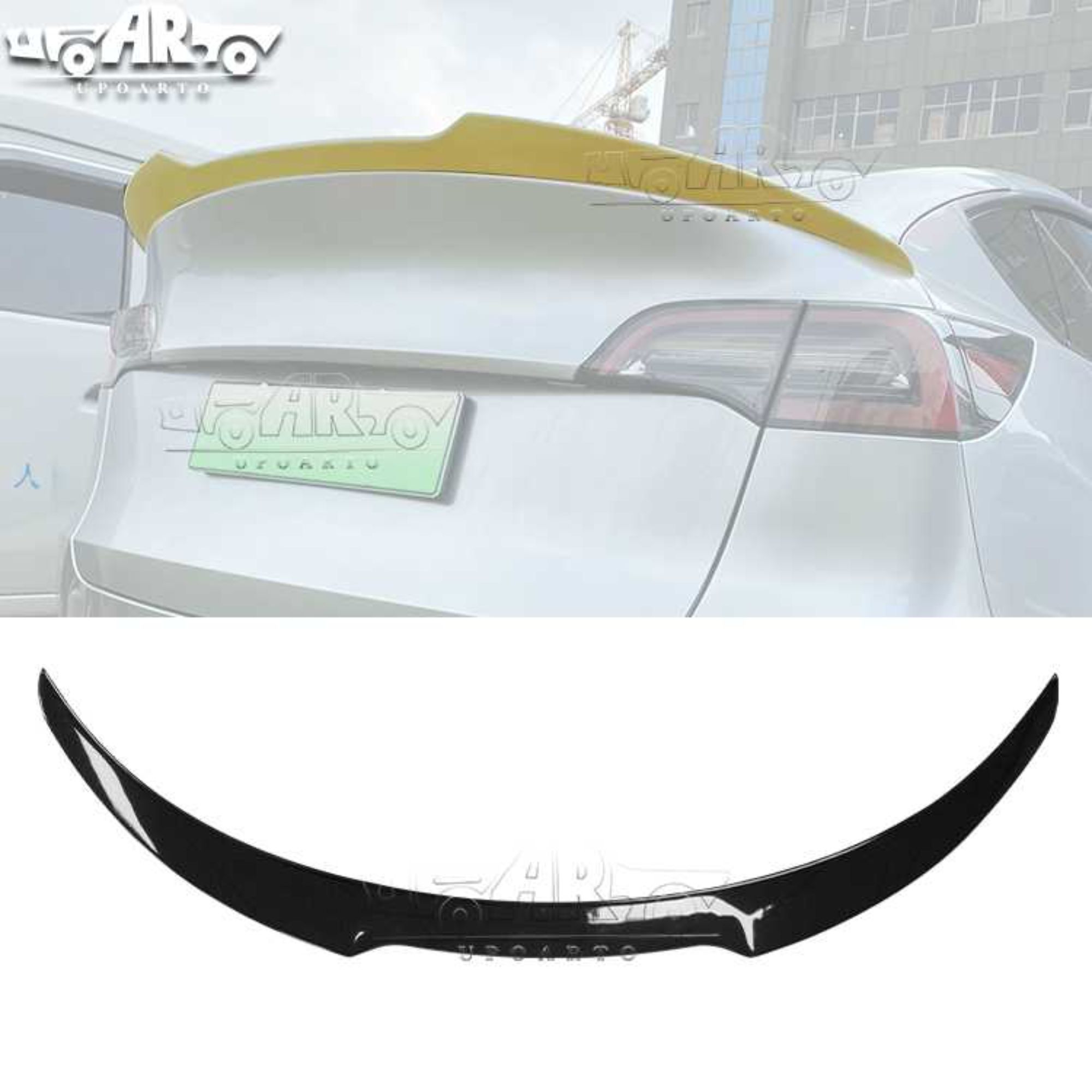 AR-Tesla-018 테슬라 모델 Y 2019-2022용 블레이드 스타일 리어 스포일러