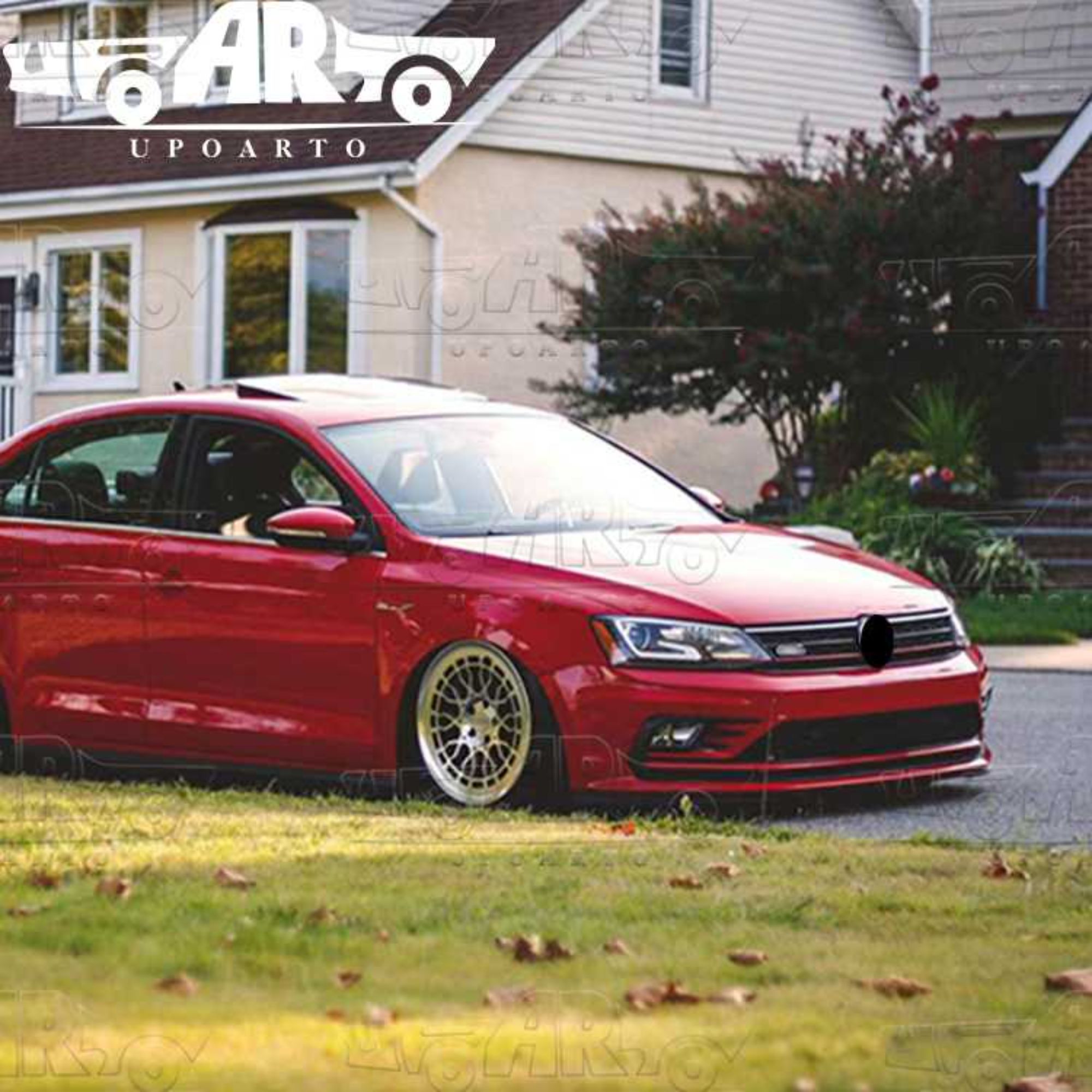 AR-VW-0197 GLI Style Front Grille for Volkswagen Jetta 6 Sagitar 2015-2018