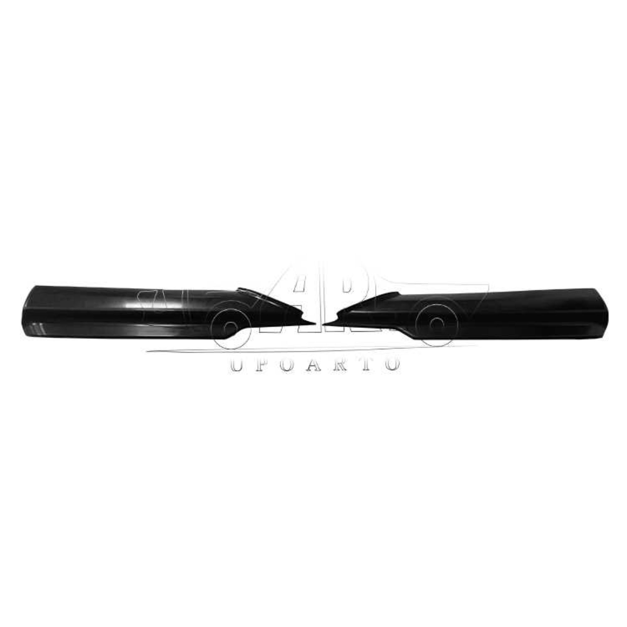 AR-BMW-0117 M-Tech Vzhľad M-Performance Predné Bumper Splity pre BMW 3 Series E90 2005-2008