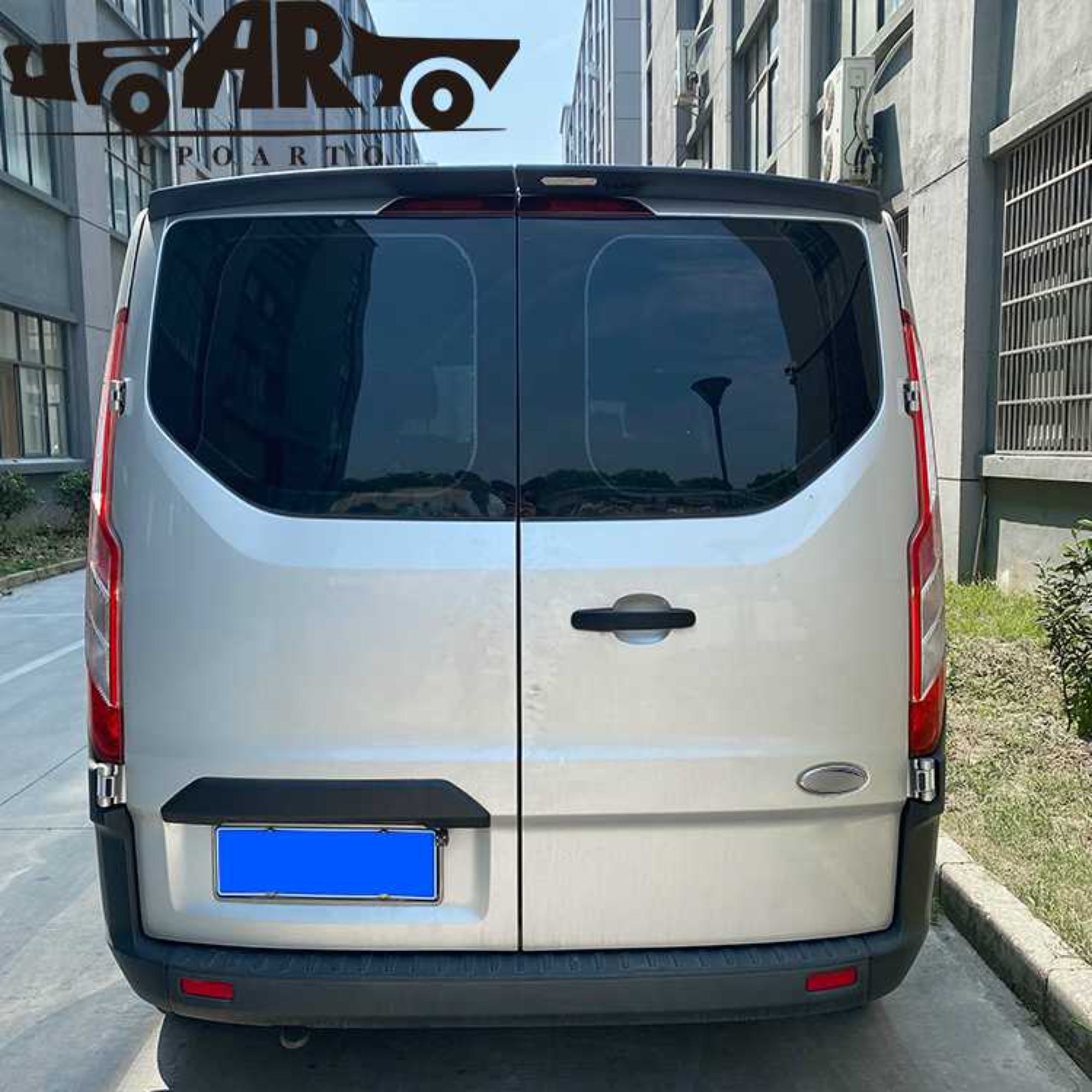 AR-Ford-008 Barn Door Tailgate Rear Spoiler for Ford Transit Custom 2012+
