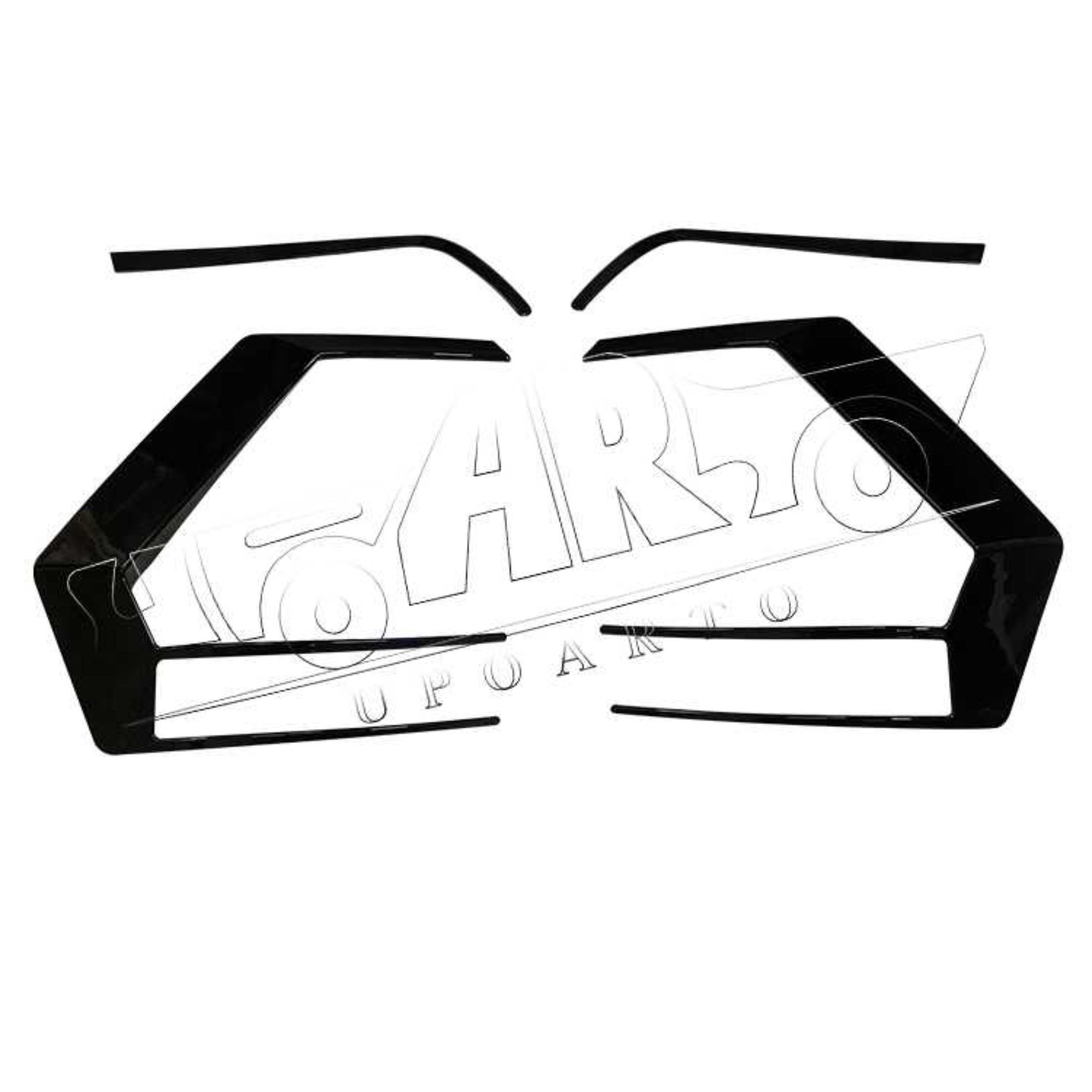 AR-VW-0112 Osłona Tylnej Lampy Lampy Ramki Trim dla Volkswagen Golf 7.5 R-line