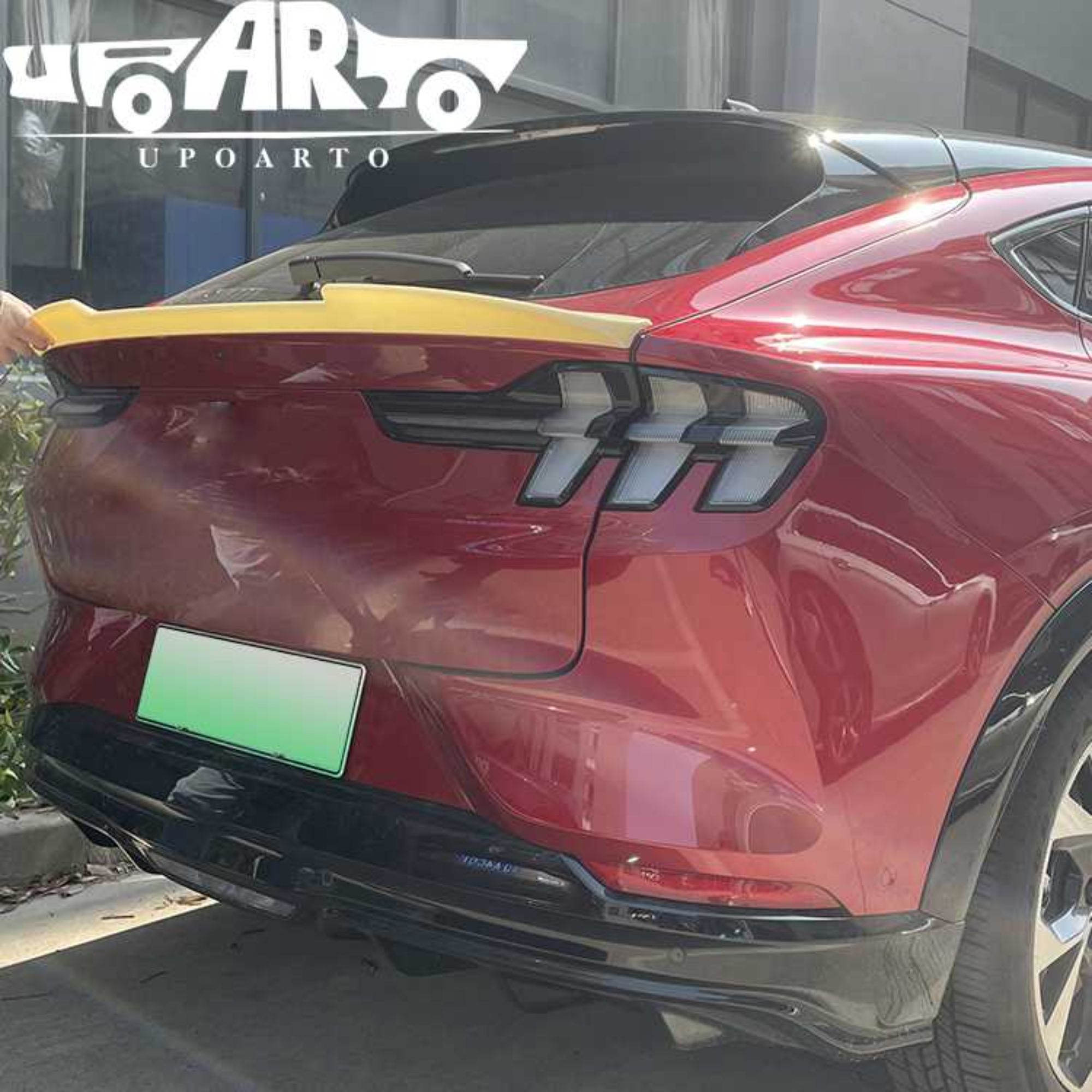 AR-Mustang-013 M4 Style Mid Spoiler for Ford Mustang Mach-E 2021+