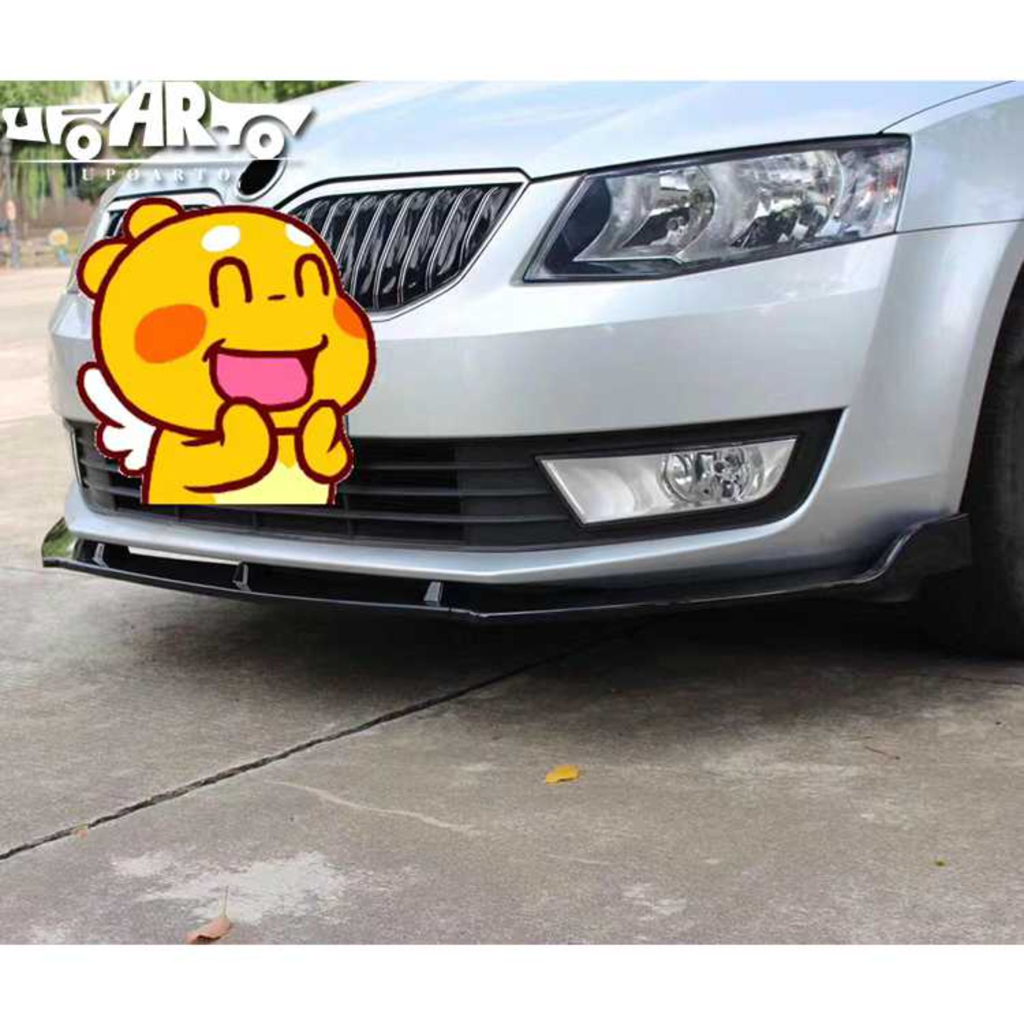 AR-Skoda-018 Bibir Depan kanggo Skoda Octavia 2014-2018