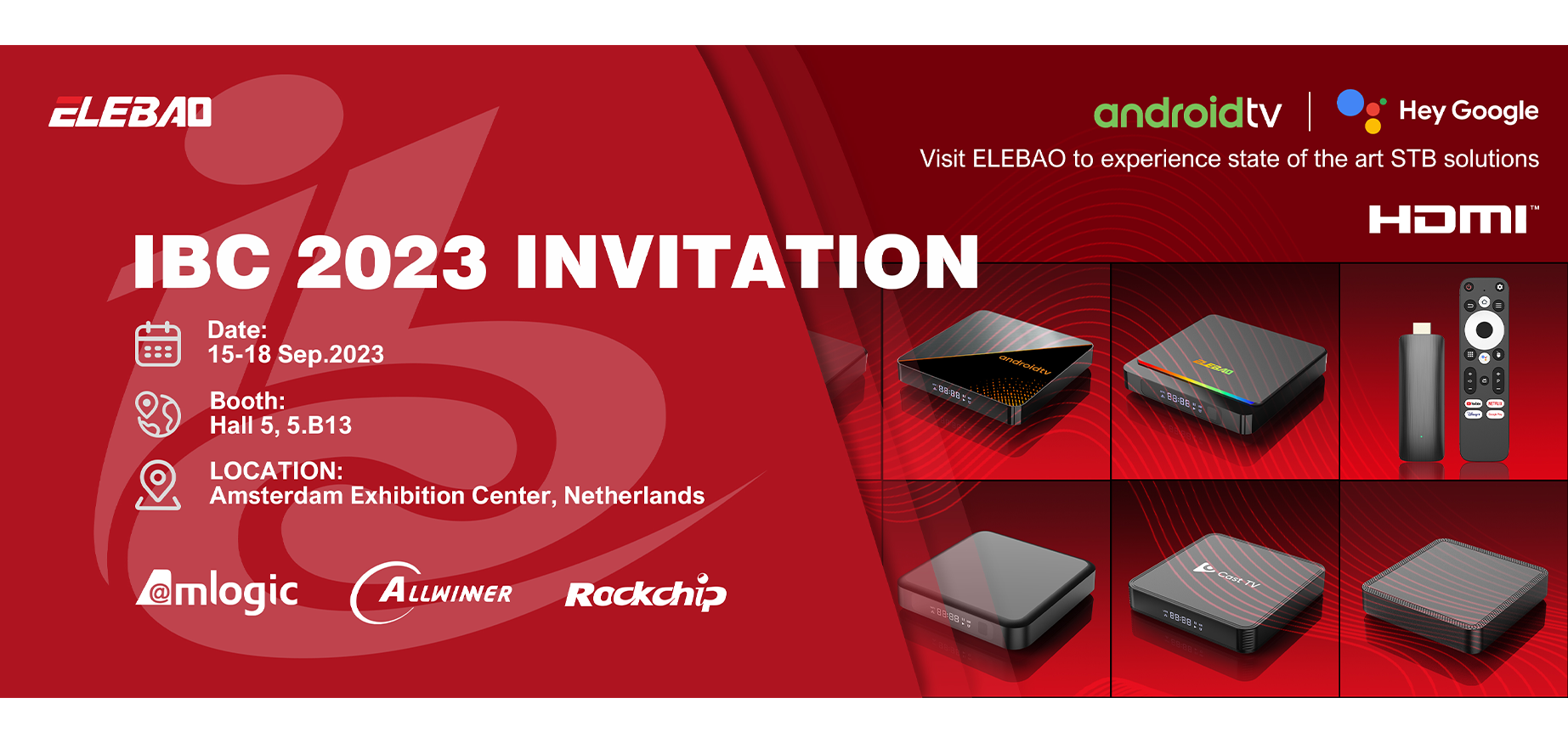 Join ELEBAO at IBC 2023 - Transforming the Future of Broadcasting and Media Technology
