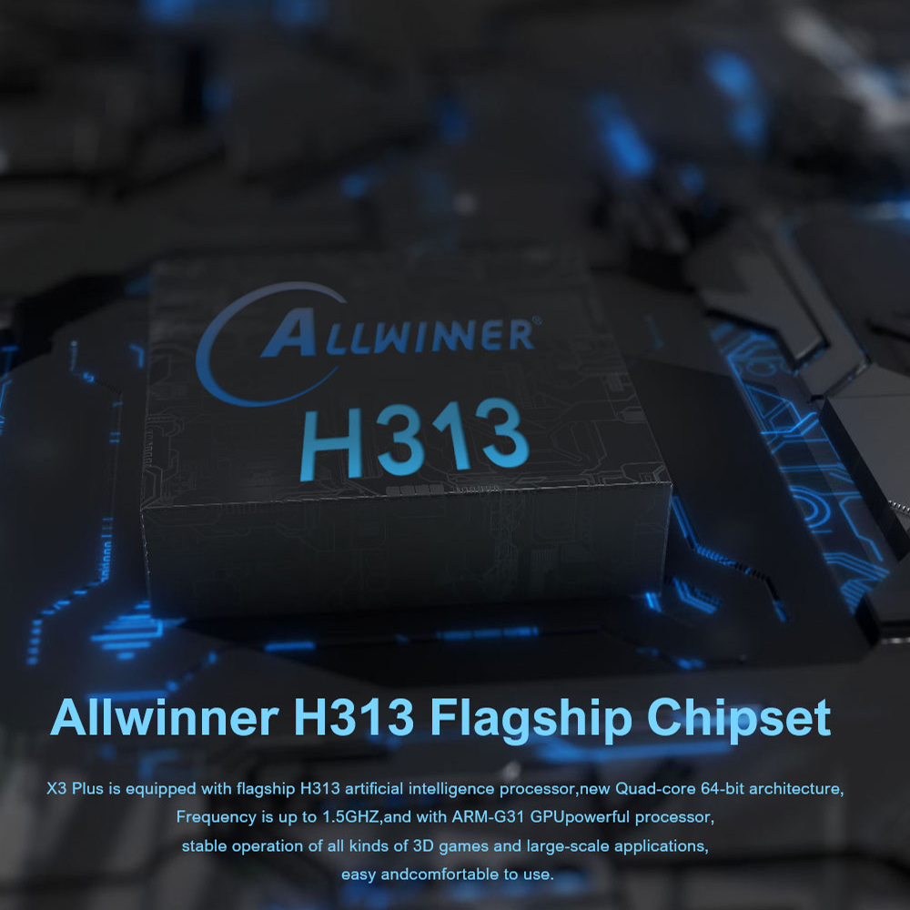 Hot selling cost-effective X3plus Allwinner H313 Dual Band Wifi Set Top Box supplier
