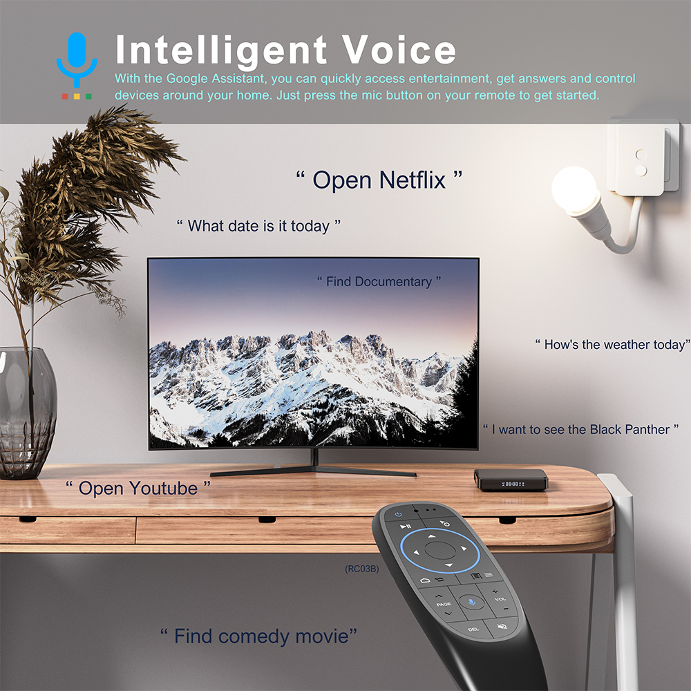 Eebao Hot Selling 2.4/5G Dual WiFi Smart TV Box X3plus S905W2 OTT Box details