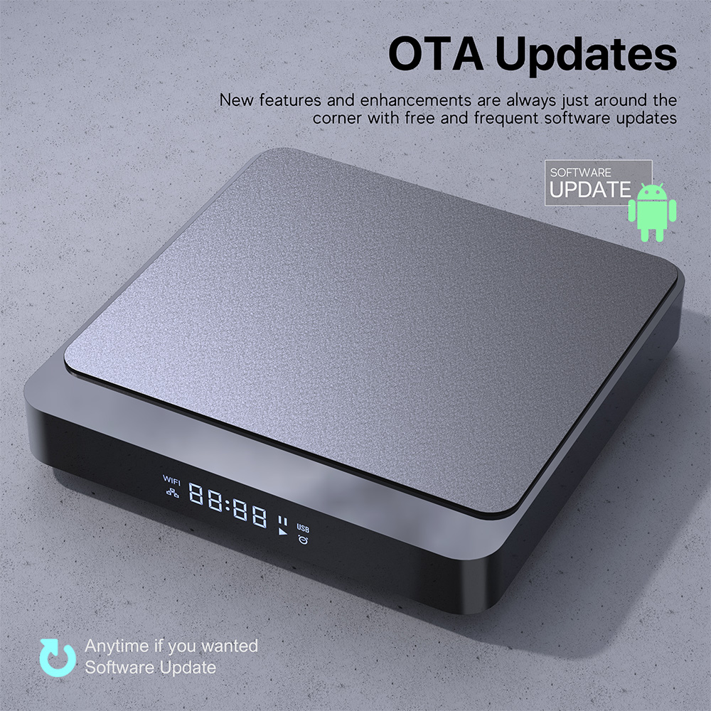 Eebao Hot Selling 2.4/5G Dual WiFi Smart TV Box X3plus S905W2 OTT Box details