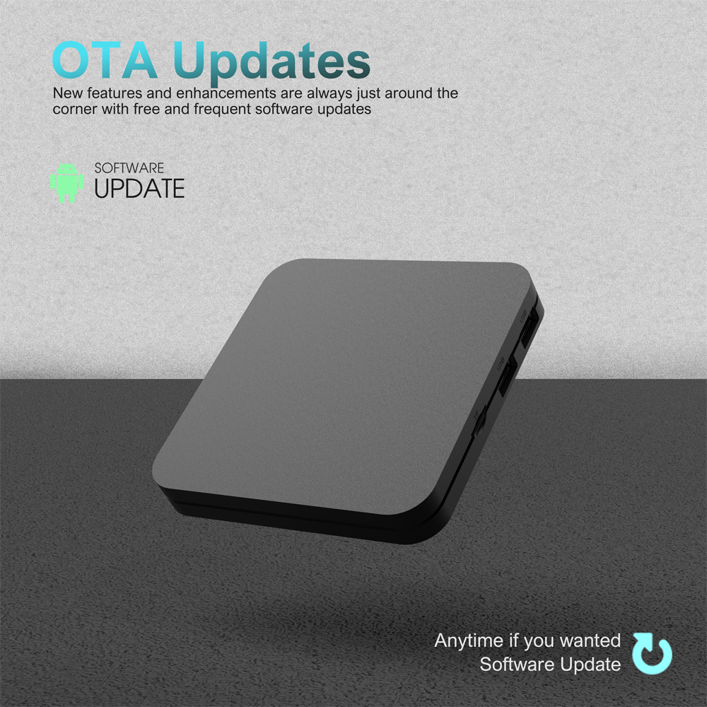 Android OTT TV Box V1pro H313 2.4/5G dual band wifi Android 10.0 Smart tv box supplier