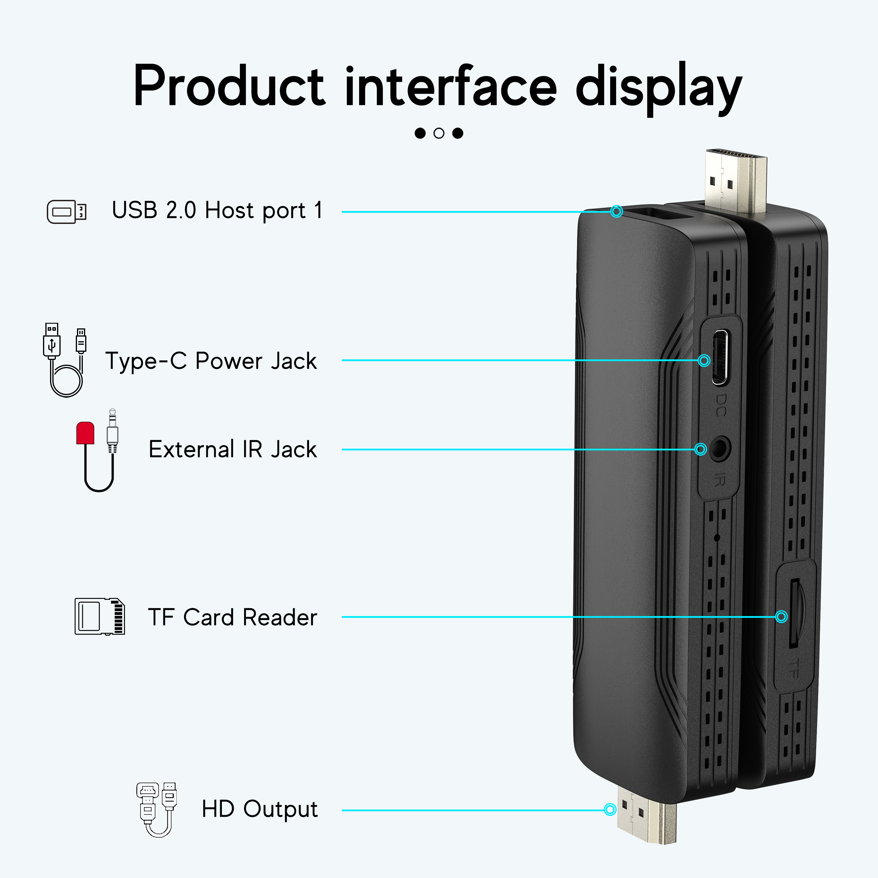 New tv stick D6 H313 Android 10.0 4K 60HZ streaming media player dual band witi BT portable and light 4K tv stick factory