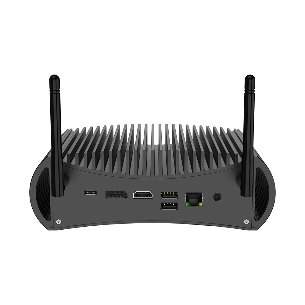FU01 Tiger Lake i3-1115G4  i5-1135G7 i7-1165G7 DDR4 3200Mhz Support eGPU 8K Barebones System Fanless Mini PC