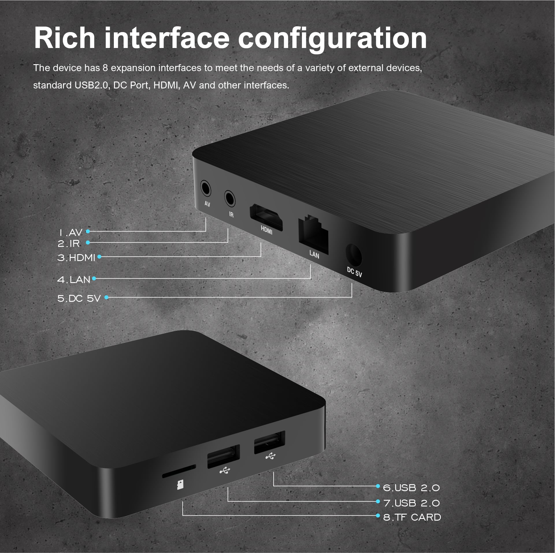 Android 10.0 OS V005R H313 dual band 2.4/5G wifi Android TV Box support YouTube 4K 3640*2160p factory