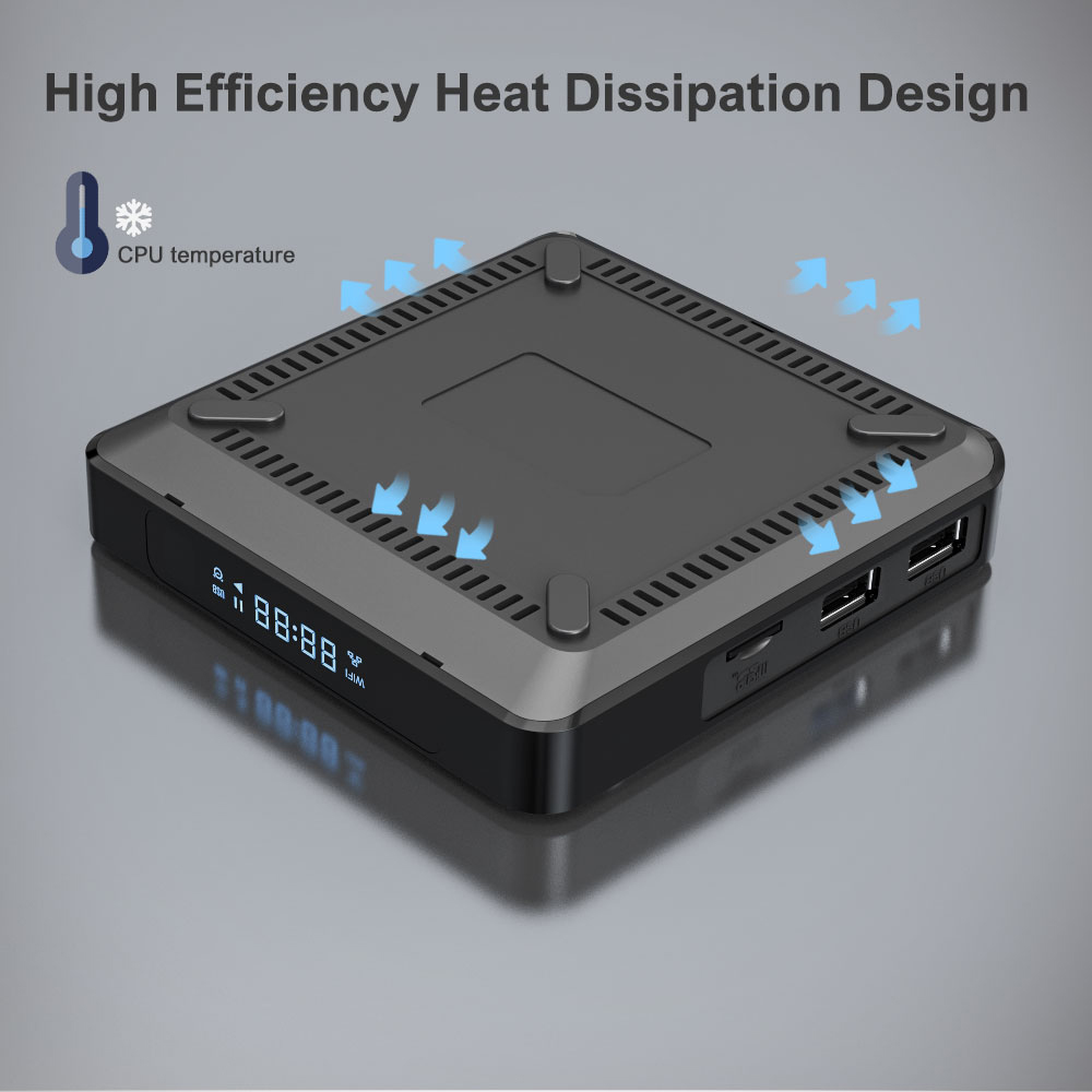 Hot selling cost-effective X3plus Allwinner H313 Dual Band Wifi Set Top Box details