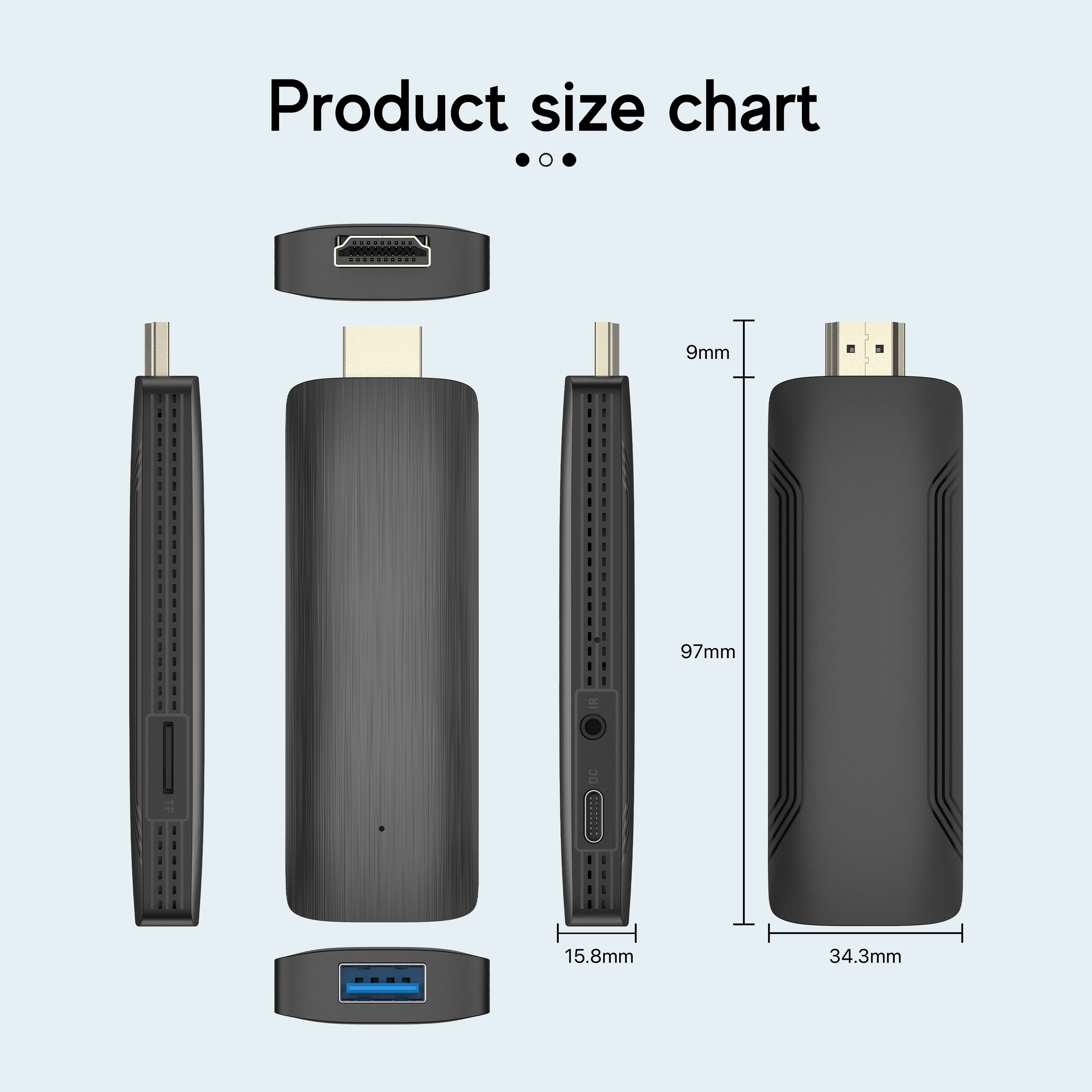 New tv stick D6 H313 Android 10.0 4K 60HZ streaming media player dual band witi BT portable and light 4K tv stick supplier