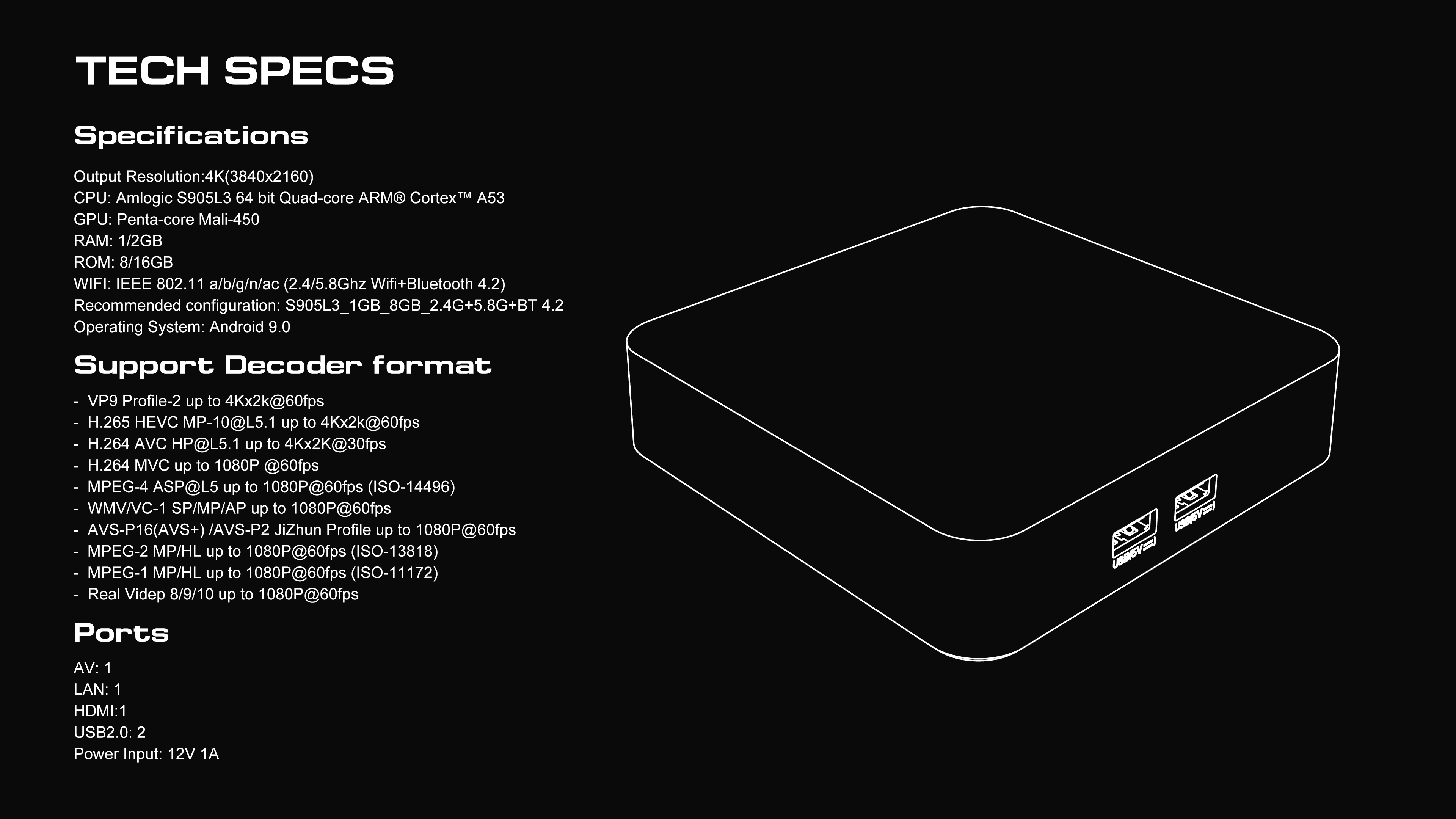 Elebao Smart TV Box L3Max S905L3 2.4/5G Wifi Bluetoth Android TV Box supplier