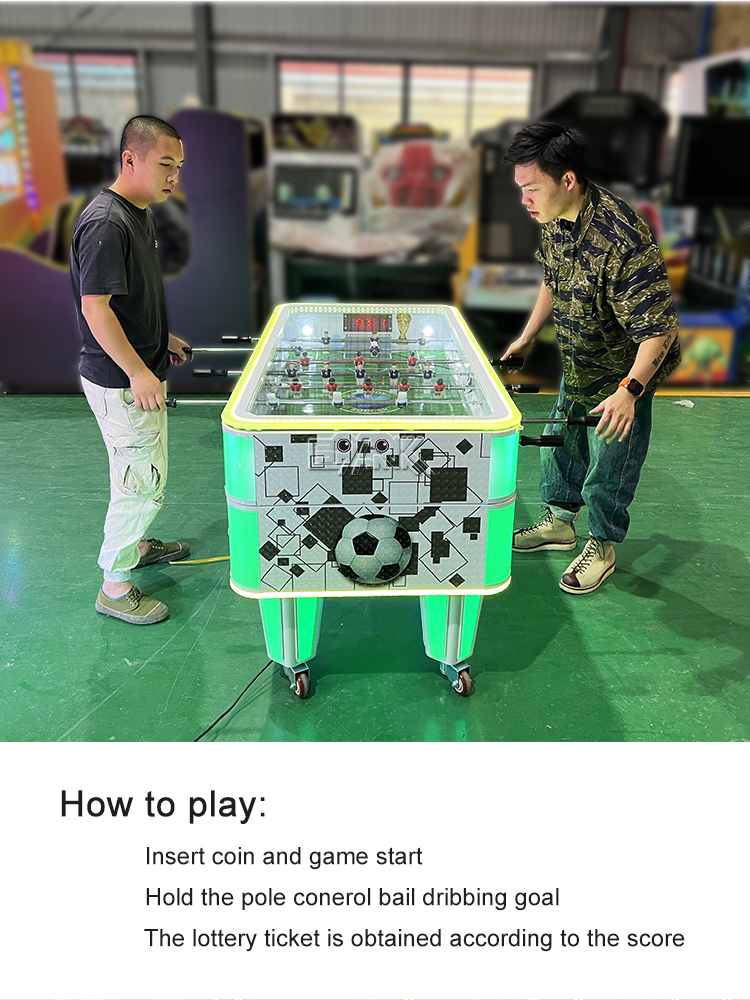 Football Table Sports Game Machine Arcade Console Indoor Adults Token Machine Ticket Redemption Game Mechanical Game supplier