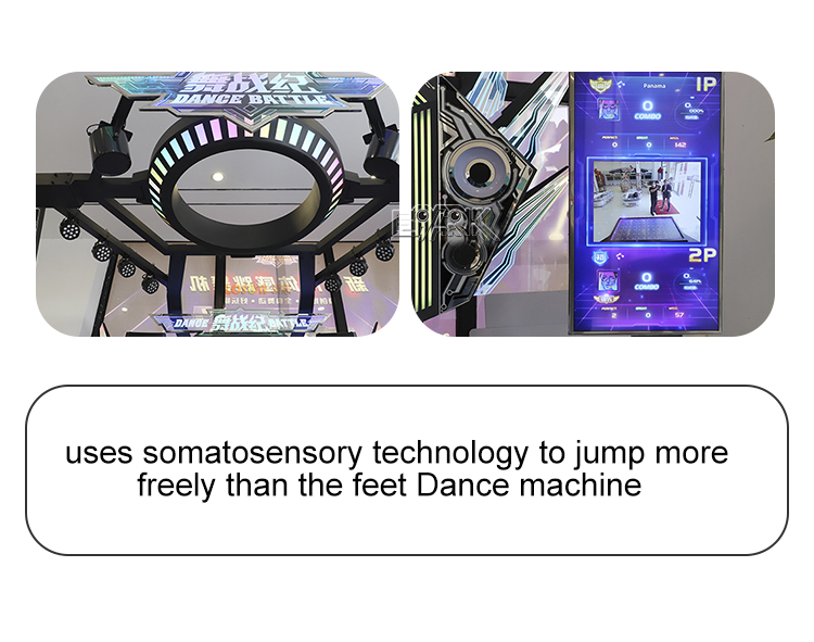 Hot Selling Dance Battle High Quality Professional Dancing Coin Operated Music Video Game Machine For Sale manufacture