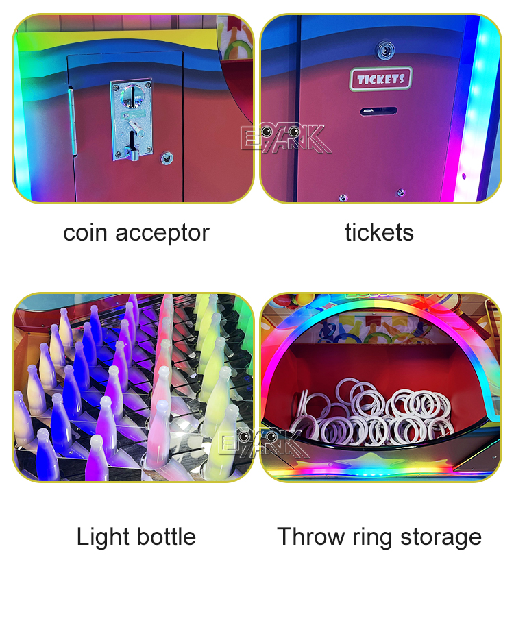 Booth Machine Ring Throwing Electric Coin Operated Indoor Ticket Redemption Game Machine supplier