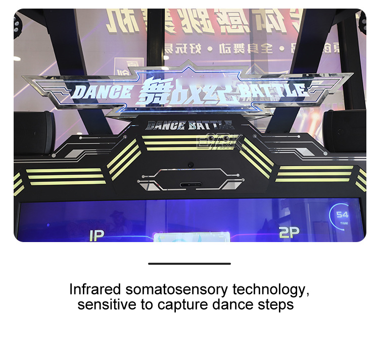 Hot Selling Dance Battle High Quality Professional Dancing Coin Operated Music Video Game Machine For Sale supplier