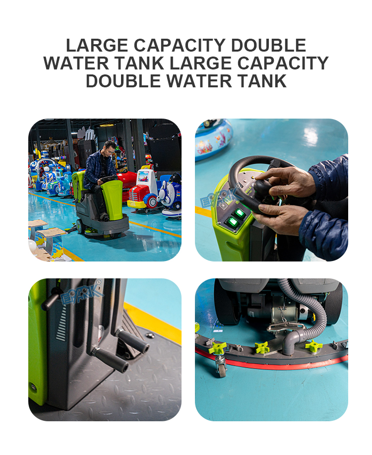 Latest Commerical Cleaning Machine Mini Ride On Floor Scrubber Drier Floor Cleaner Sweeper For Workshop manufacture