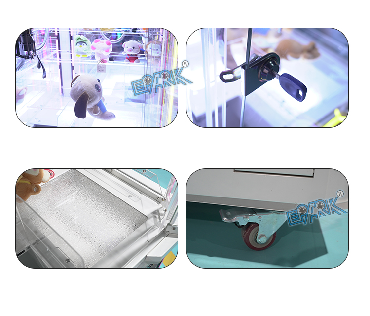 Coin Operated Arcade Toy 4 Player Claw Crane Machine Plush Toy Catcher Mini Prize Vending Machine details