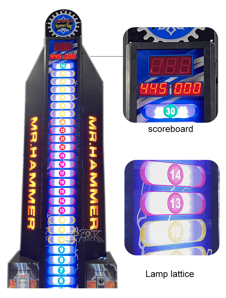 Factory Price Coin Operated Arcade Boxing Game Machine Classic Hitting Hammer Game Machine details