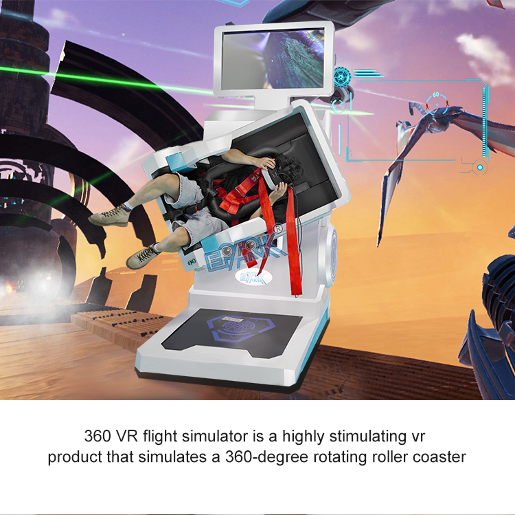 Realistic Virtual Reality Chair VR 360 Flight Simulators Game Machine 9D 360 Simulator manufacture
