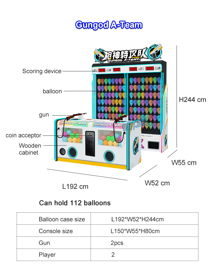 Balloon Shooting Carnival Games Carnival Balloon Shoot Game Booth Carnival Balloon Shooting Fair Games For Sale supplier