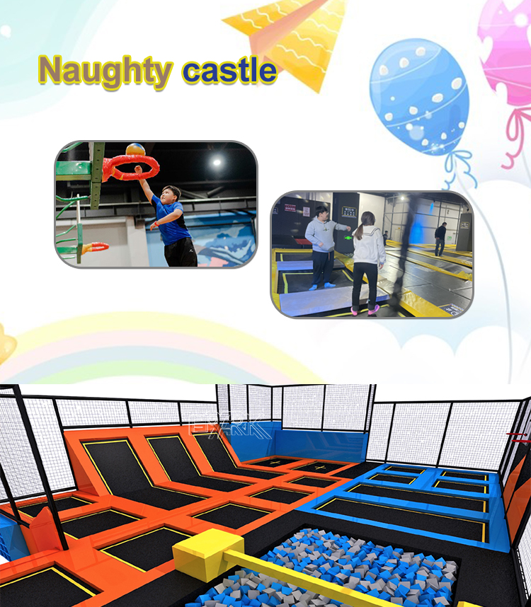 Brand Jumping Indoor Rectangle Waterproof Mats Trampoline Manufacturers Child Trampoline Park manufacture