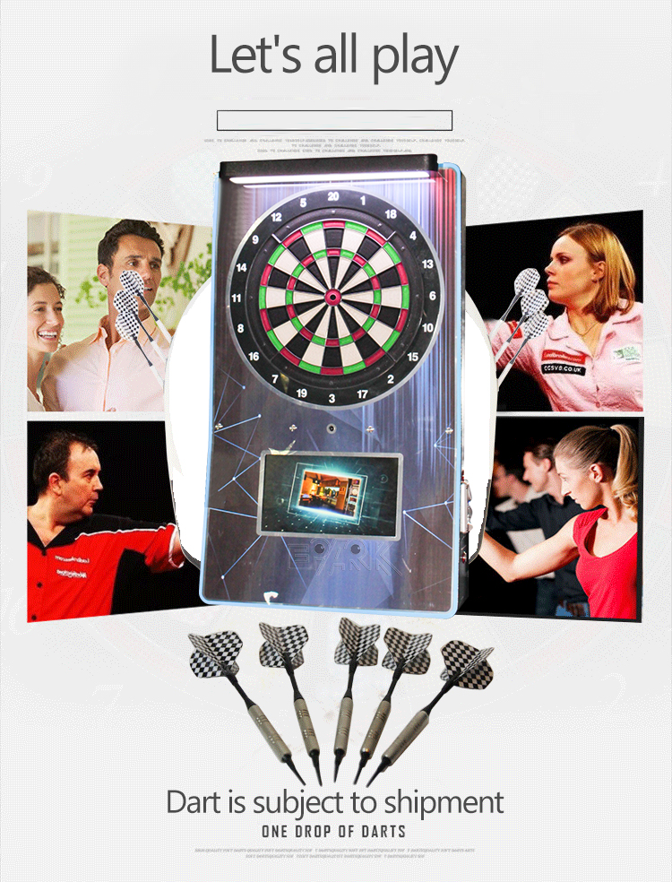 Coin Operated Darts Machine With Smart Online Match Darts Mini Plus Dart Game Machine For Game Center supplier