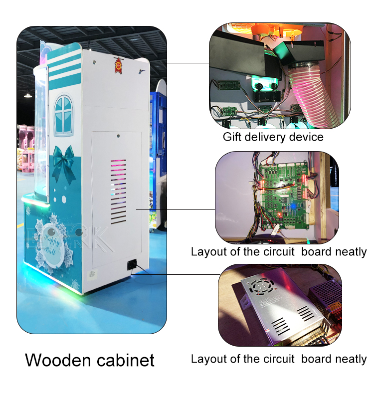 Amusement Park Coin Pusher Coin Operated Game Machine Happy Ball Capsule Gashapon Vending Machine supplier