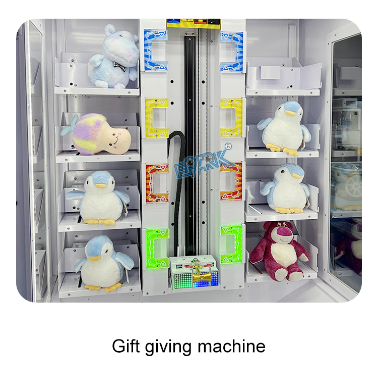 Toy Vending Machine Coin Operated Game Magical Sticks Plush Toy Claw Machine supplier