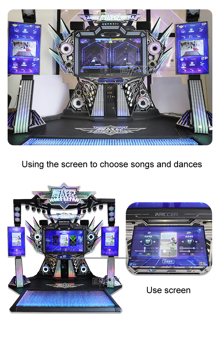 Hot Selling Dance Battle High Quality Professional Dancing Coin Operated Music Video Game Machine For Sale supplier