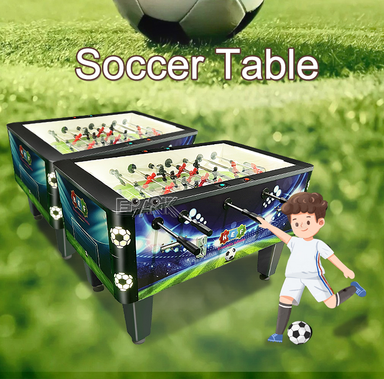 Indoor Sports Soccer League Game Coin Operated Games Machine Foosball Football Table Soccer Table Game manufacture