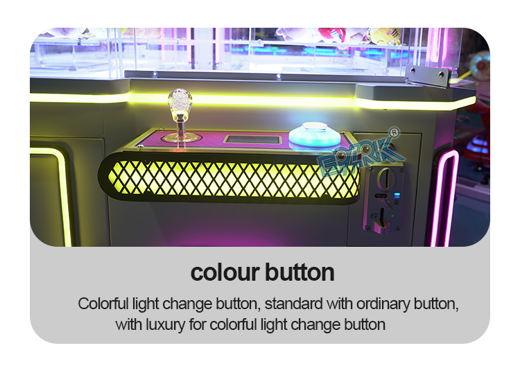Coin Operated Arcade Toy 4 Player Claw Crane Machine Plush Toy Catcher Mini Prize Vending Machine manufacture