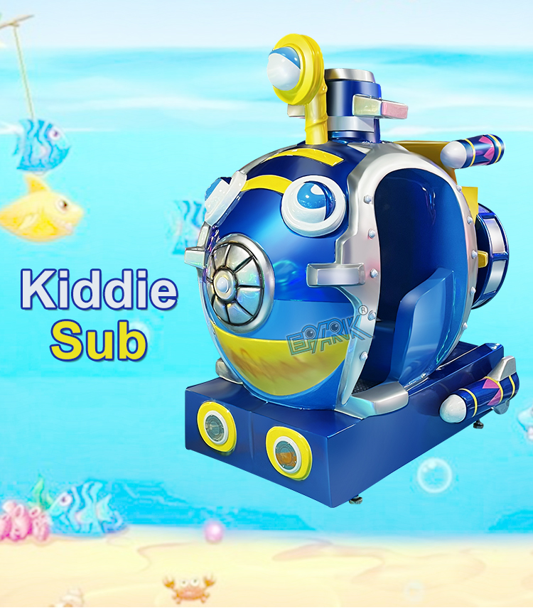 Popular Indoor Child Rides Submarine Kiddie Rides Best Selling Coin Operated Kiddie Rides manufacture