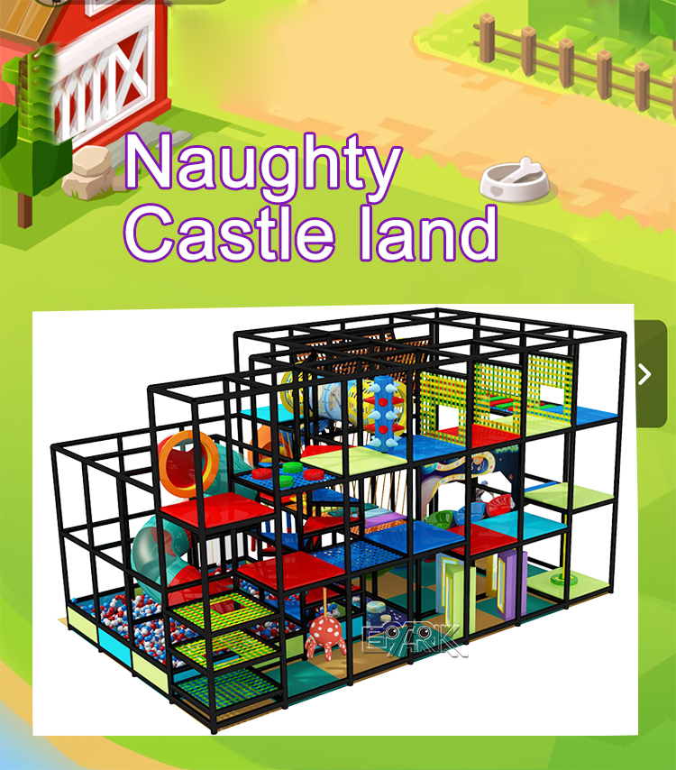 Kids Indoor Playground Soft Play Equipment For Kids manufacture