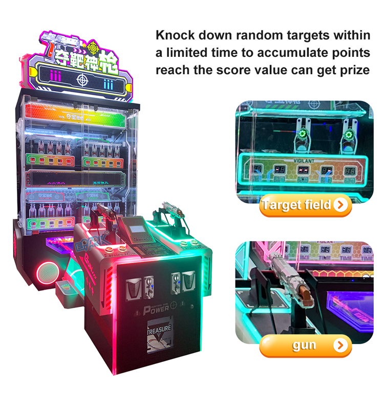 Indoor Amusement 2 Players Light Gun Game Shooting Simulator Arcade Machine For Sale supplier