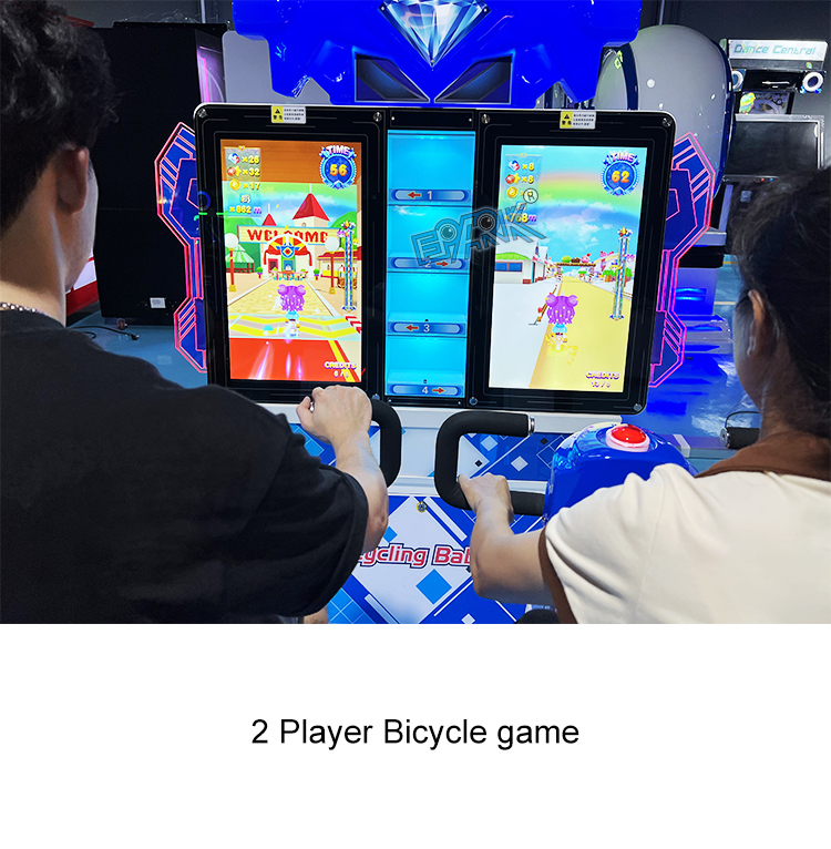 Coin Operated Gaming Machine High Quality Two Player Racing Bike Racing Arcade Machine For Child supplier